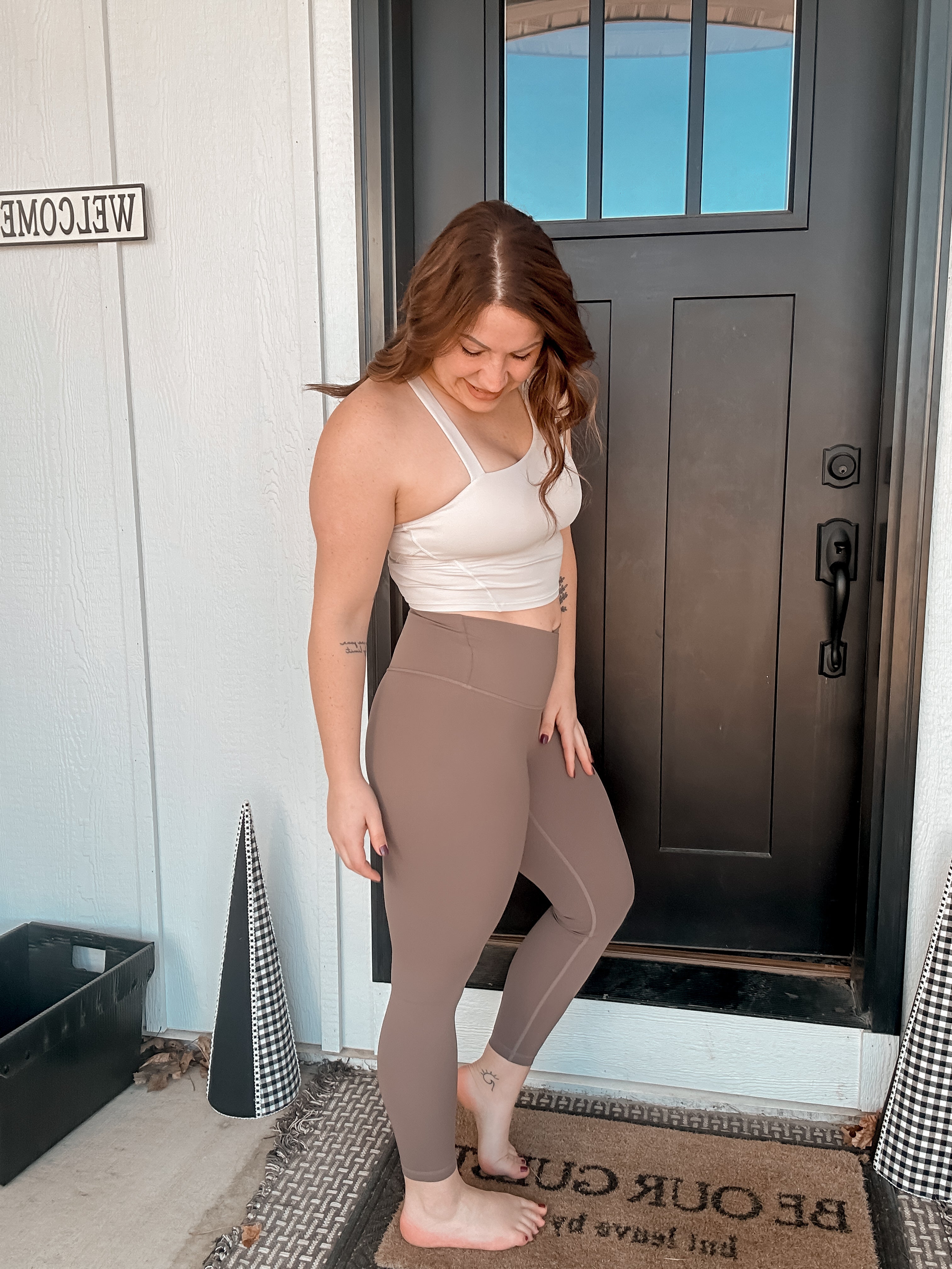 Naomi Cross Over High Waist Leggings