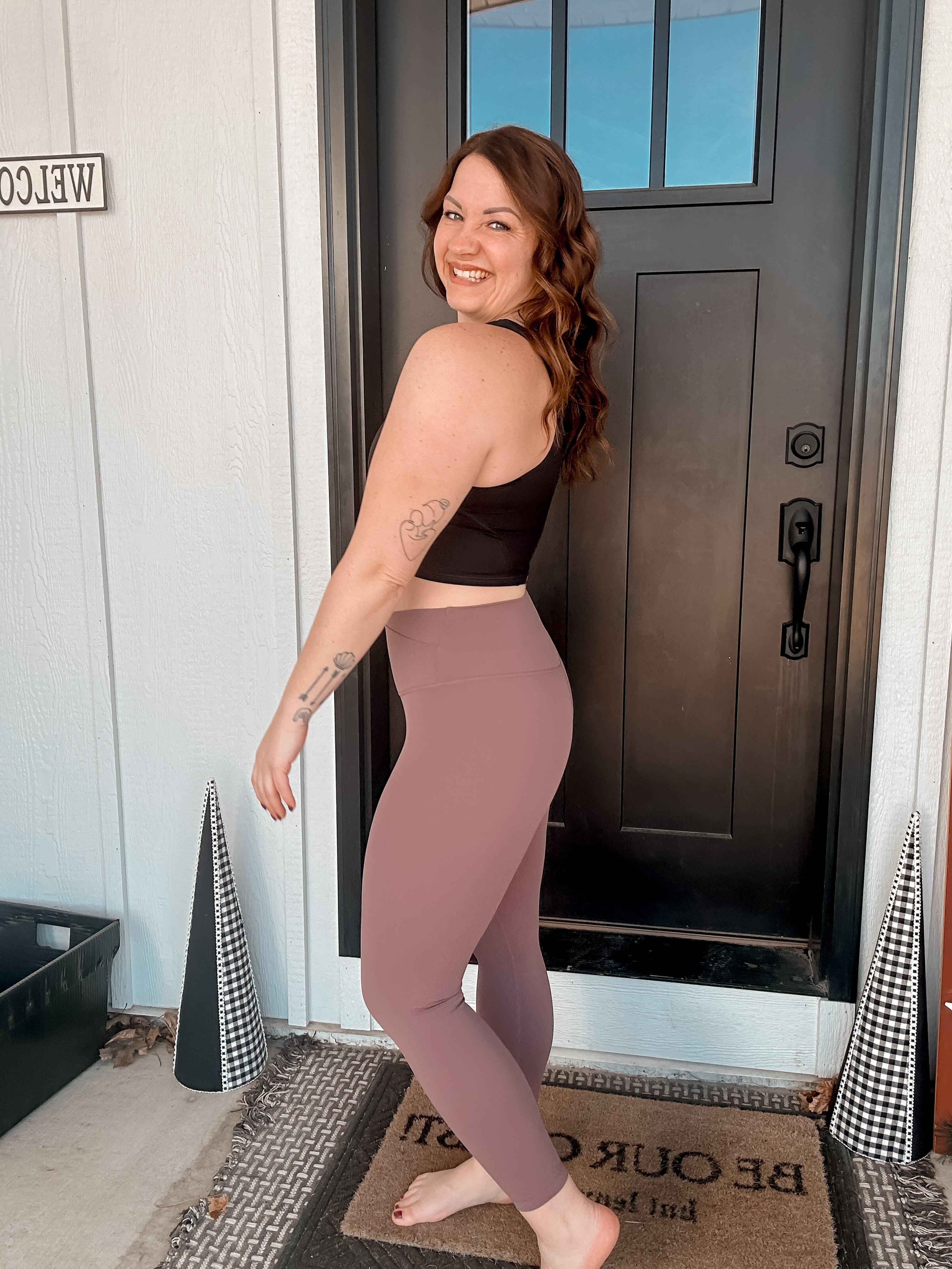 Naomi Cross Over High Waist Leggings