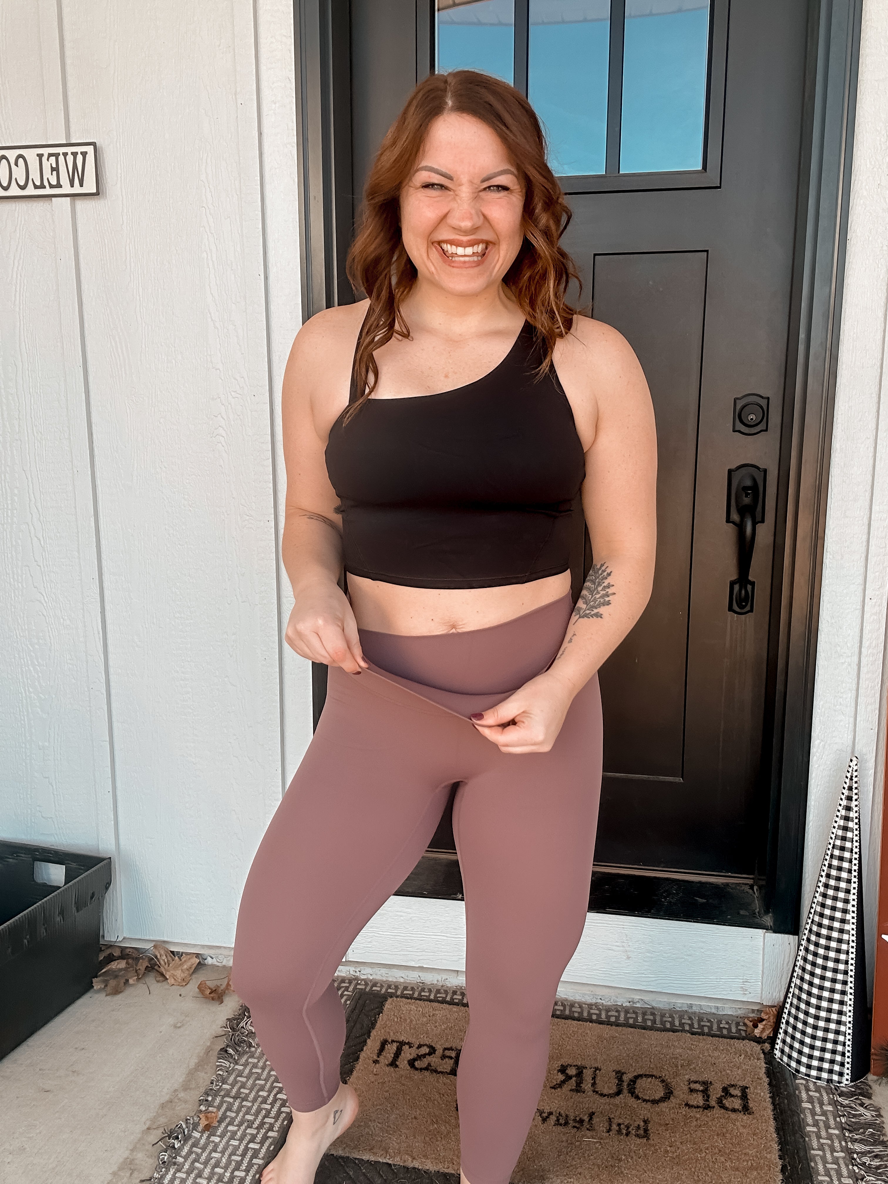 Naomi Cross Over High Waist Leggings