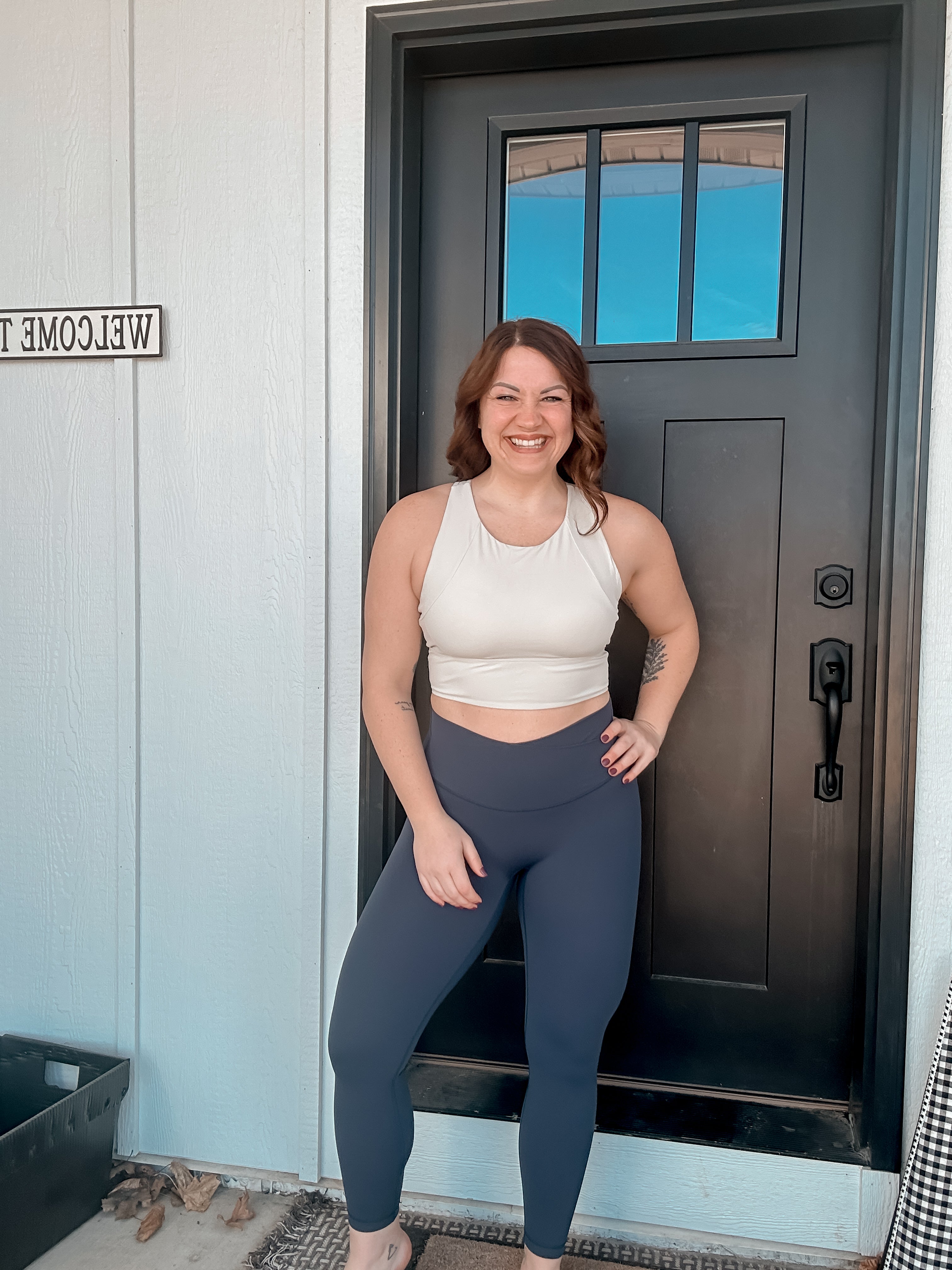 Naomi Cross Over High Waist Leggings