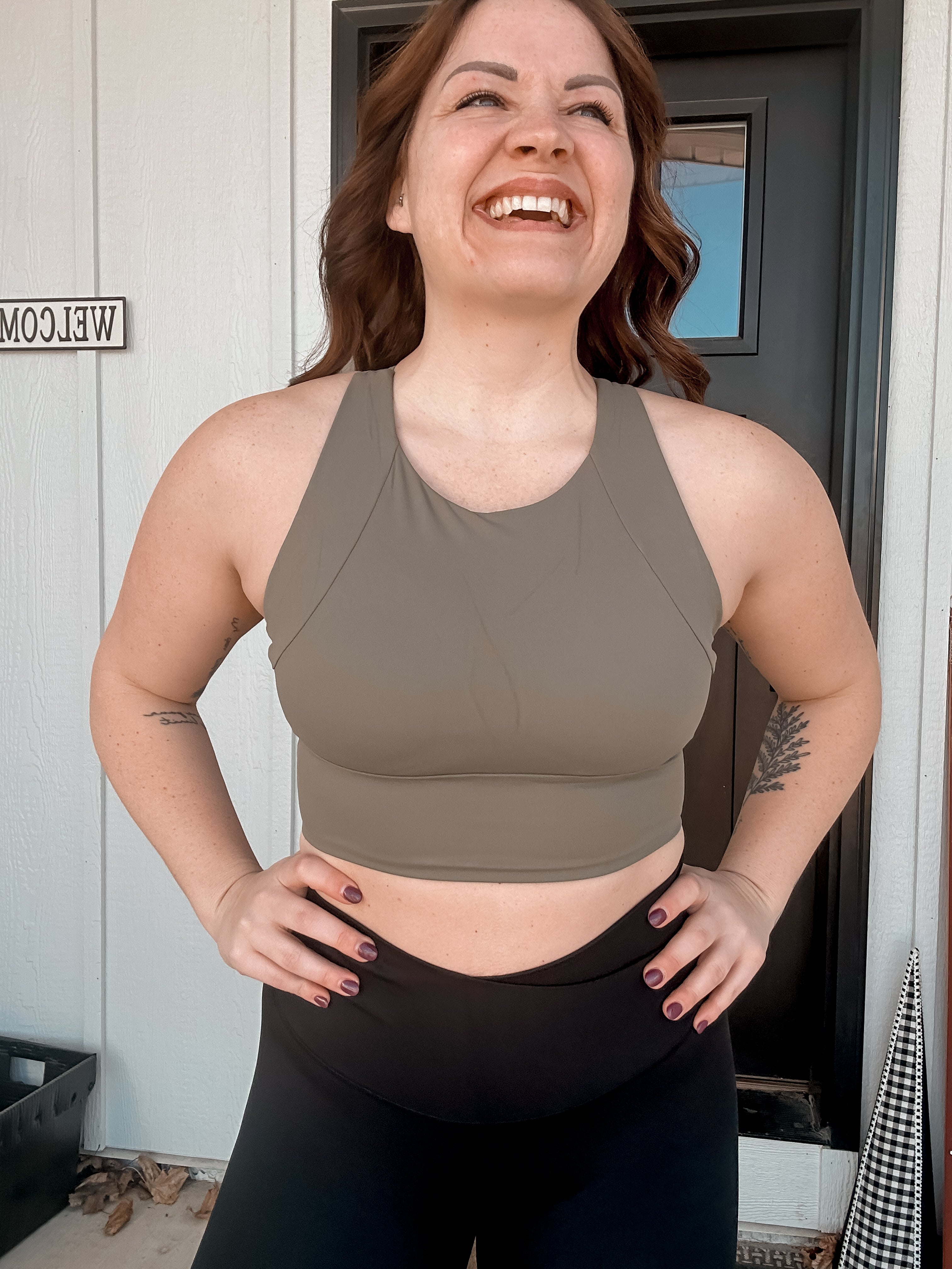 Lotus Longlined Molded Cup Sports Bra