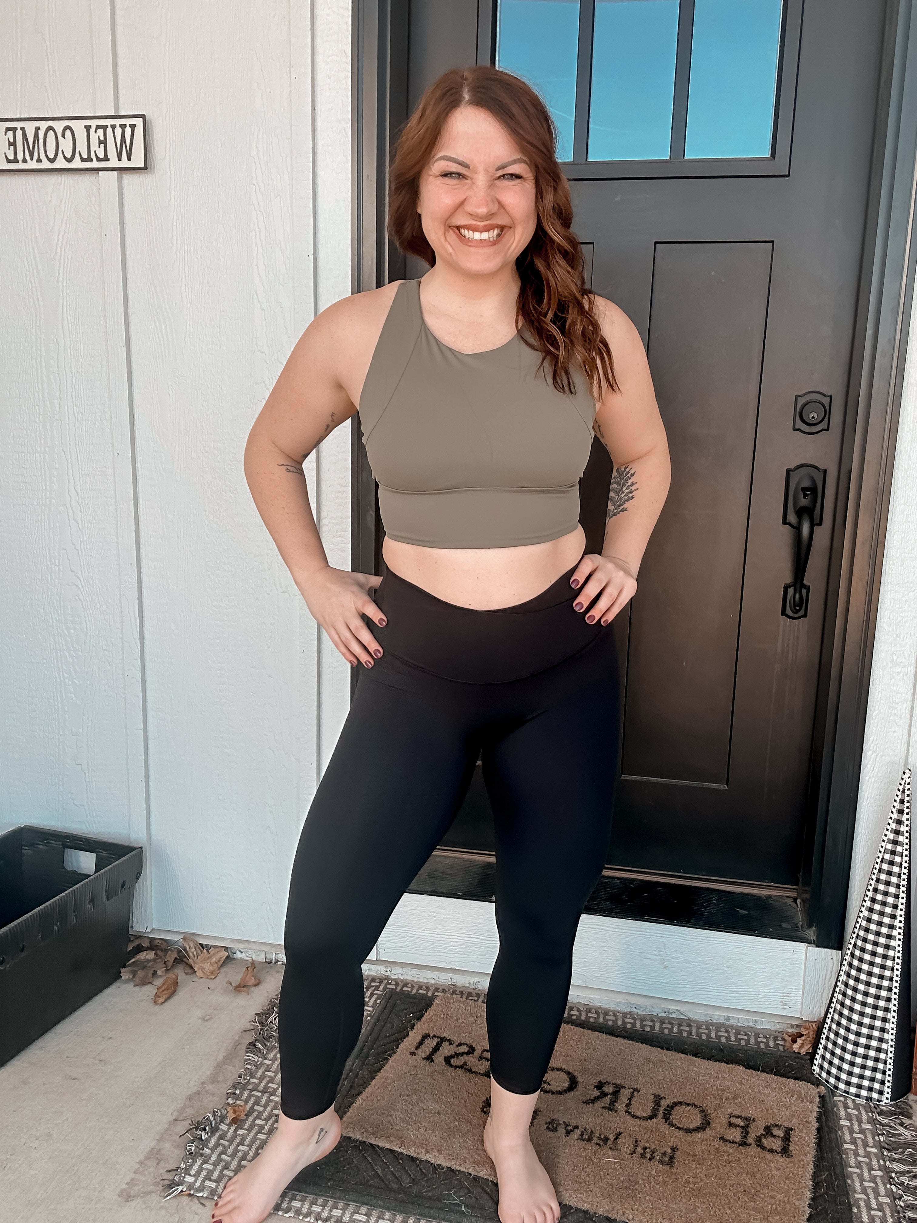 Naomi Cross Over High Waist Leggings