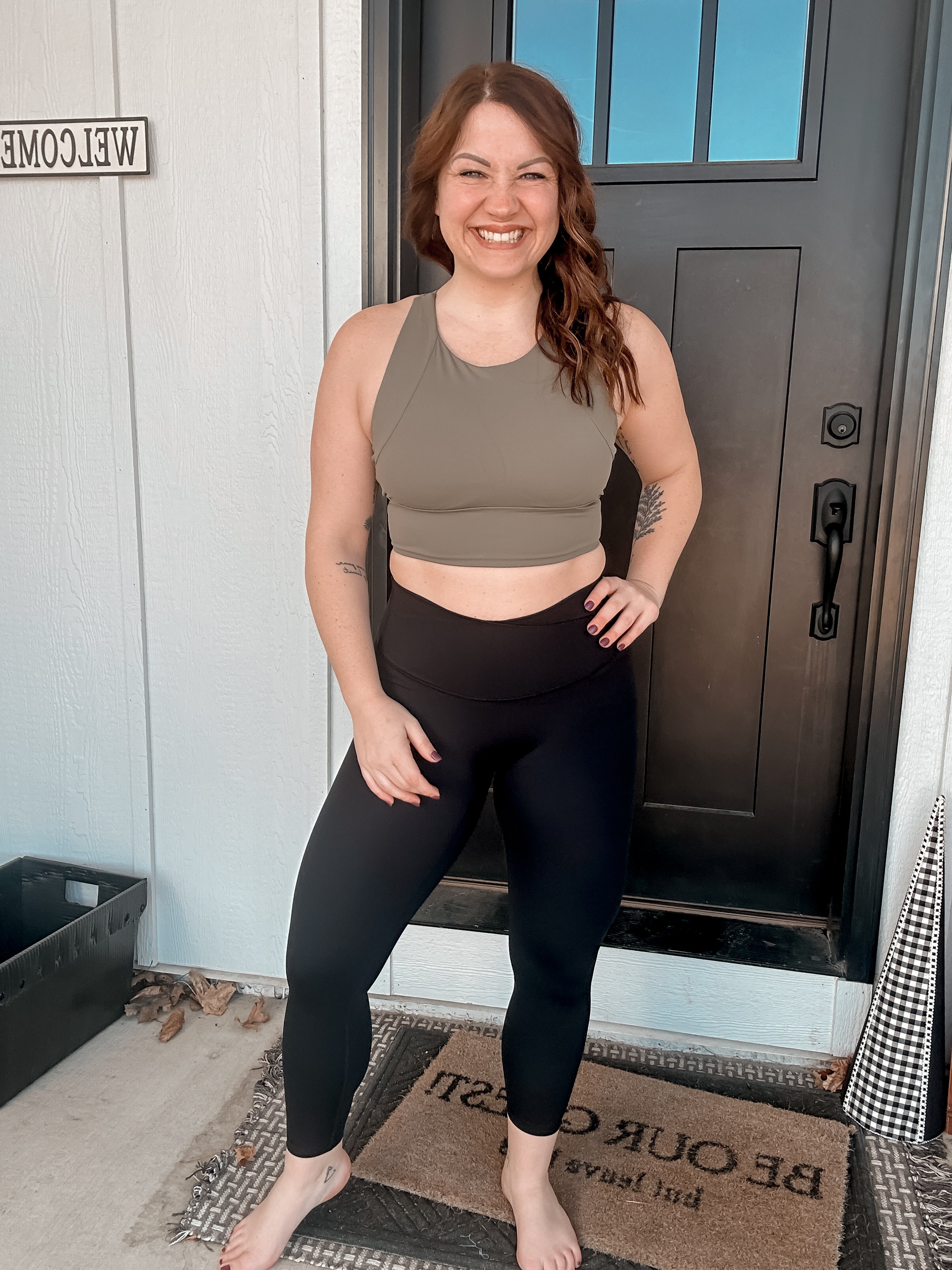 Naomi Cross Over High Waist Leggings