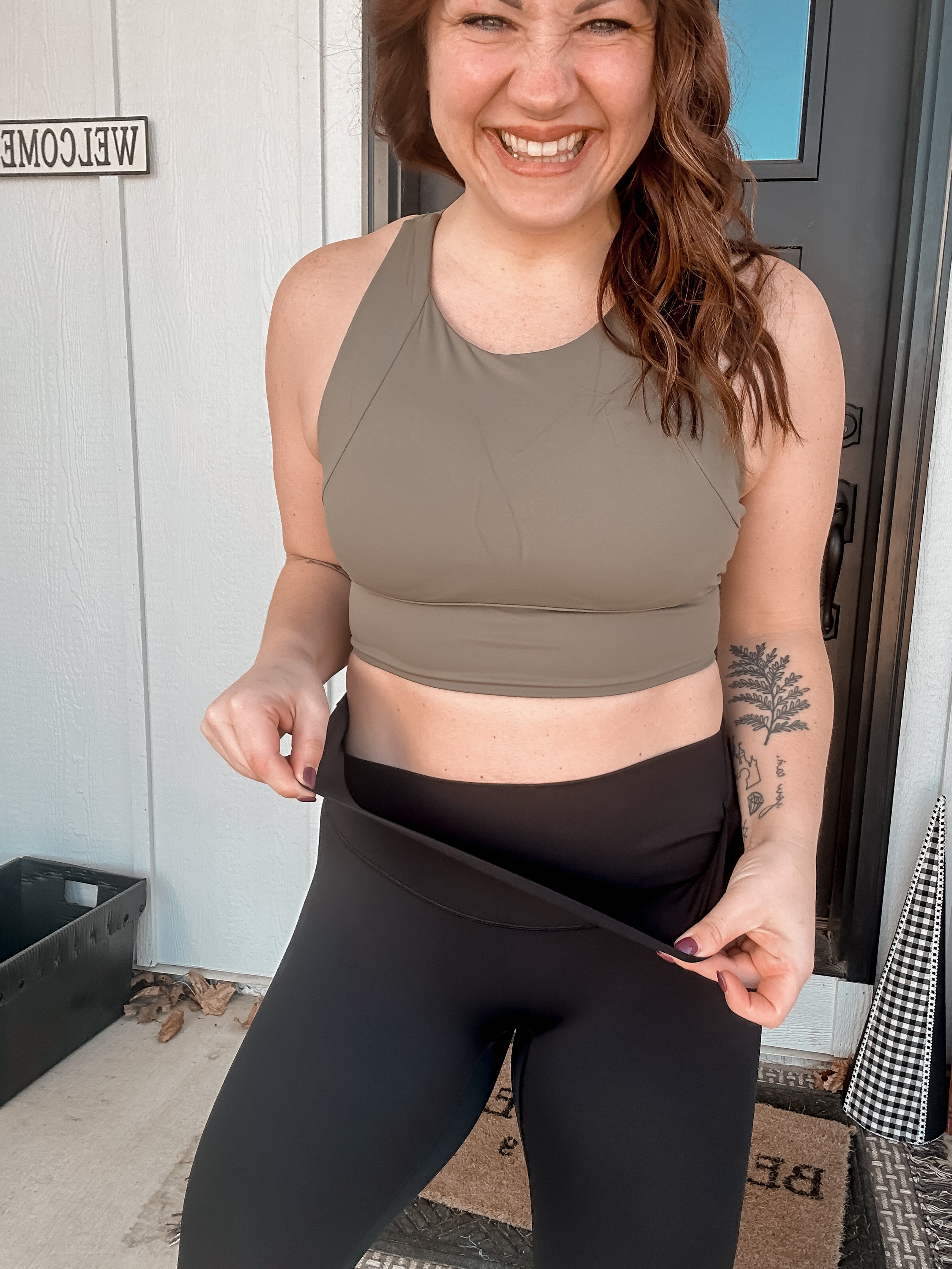 Naomi Cross Over High Waist Leggings