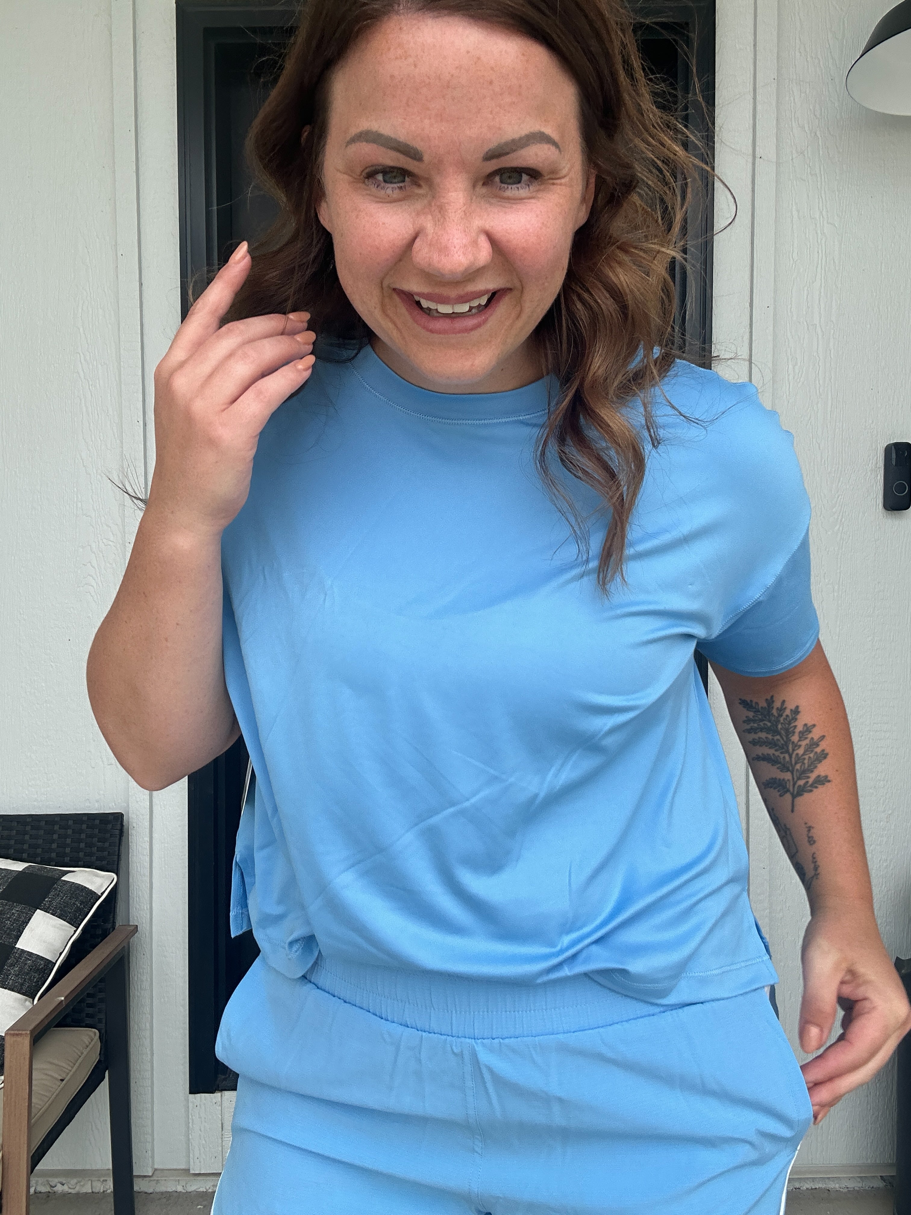 Women's Super Soft Boxy Tee and Running Short Set