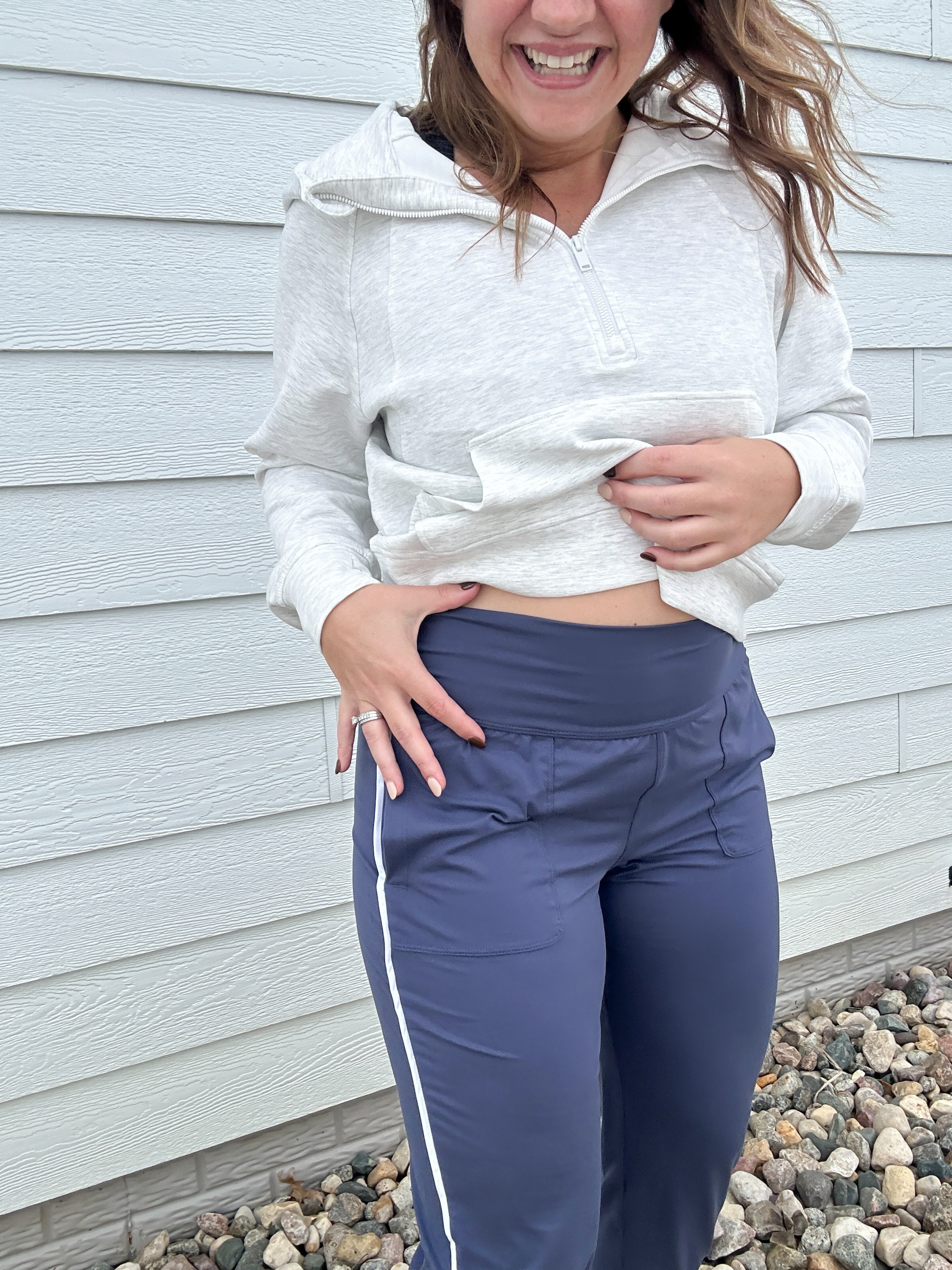 High Waist Butter Soft Piping Jogger Pant