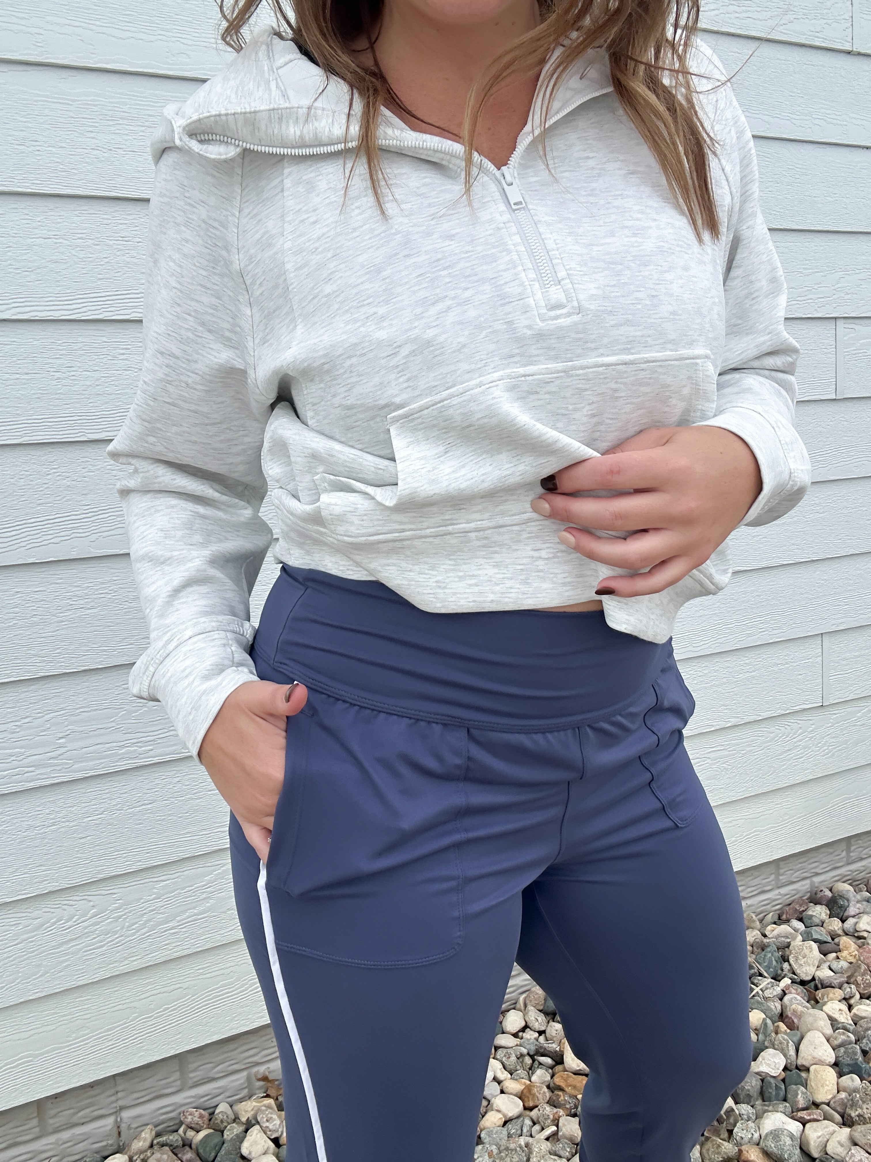 High Waist Butter Soft Piping Jogger Pant