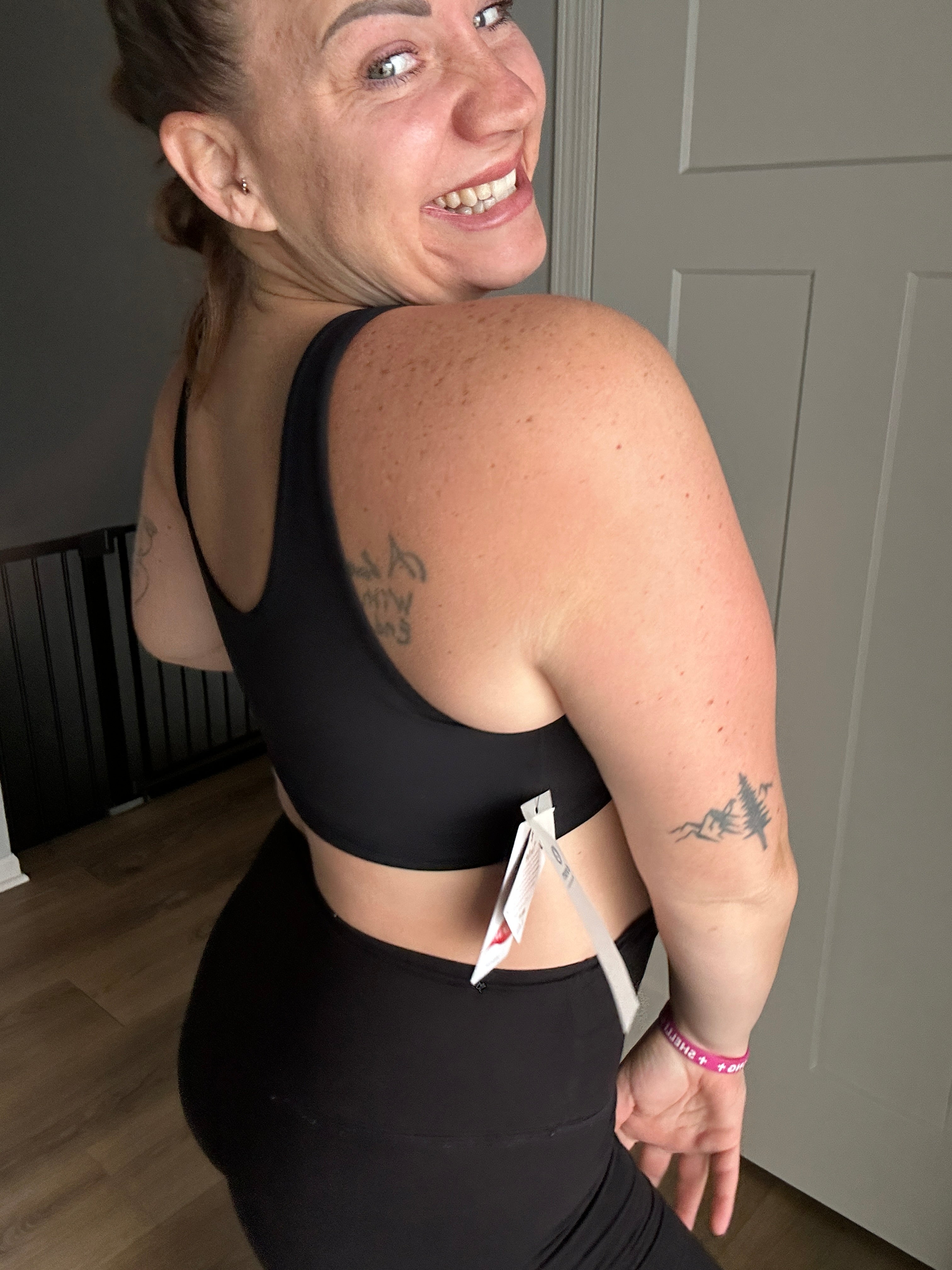 BRONZE - TACTEL-Lycra High-Impact Sports Bra