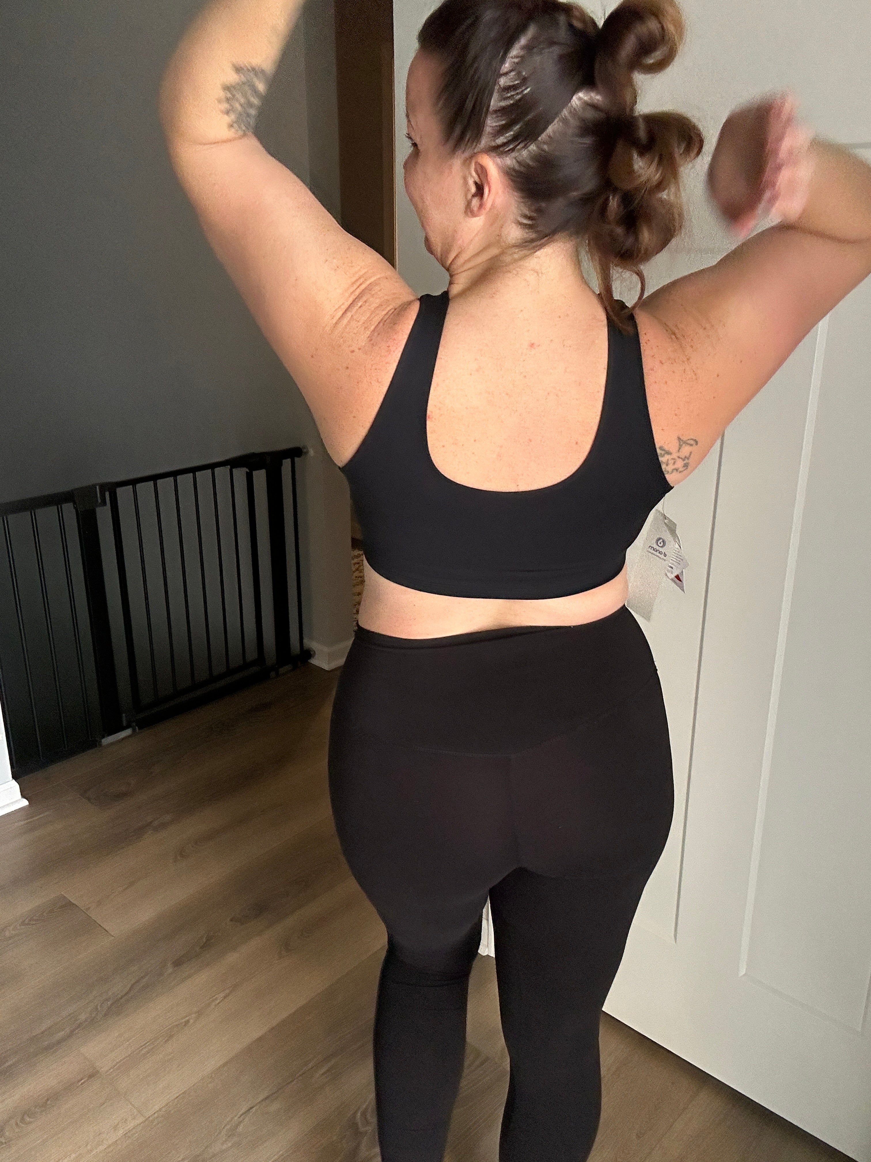 BRONZE - TACTEL-Lycra High-Impact Sports Bra