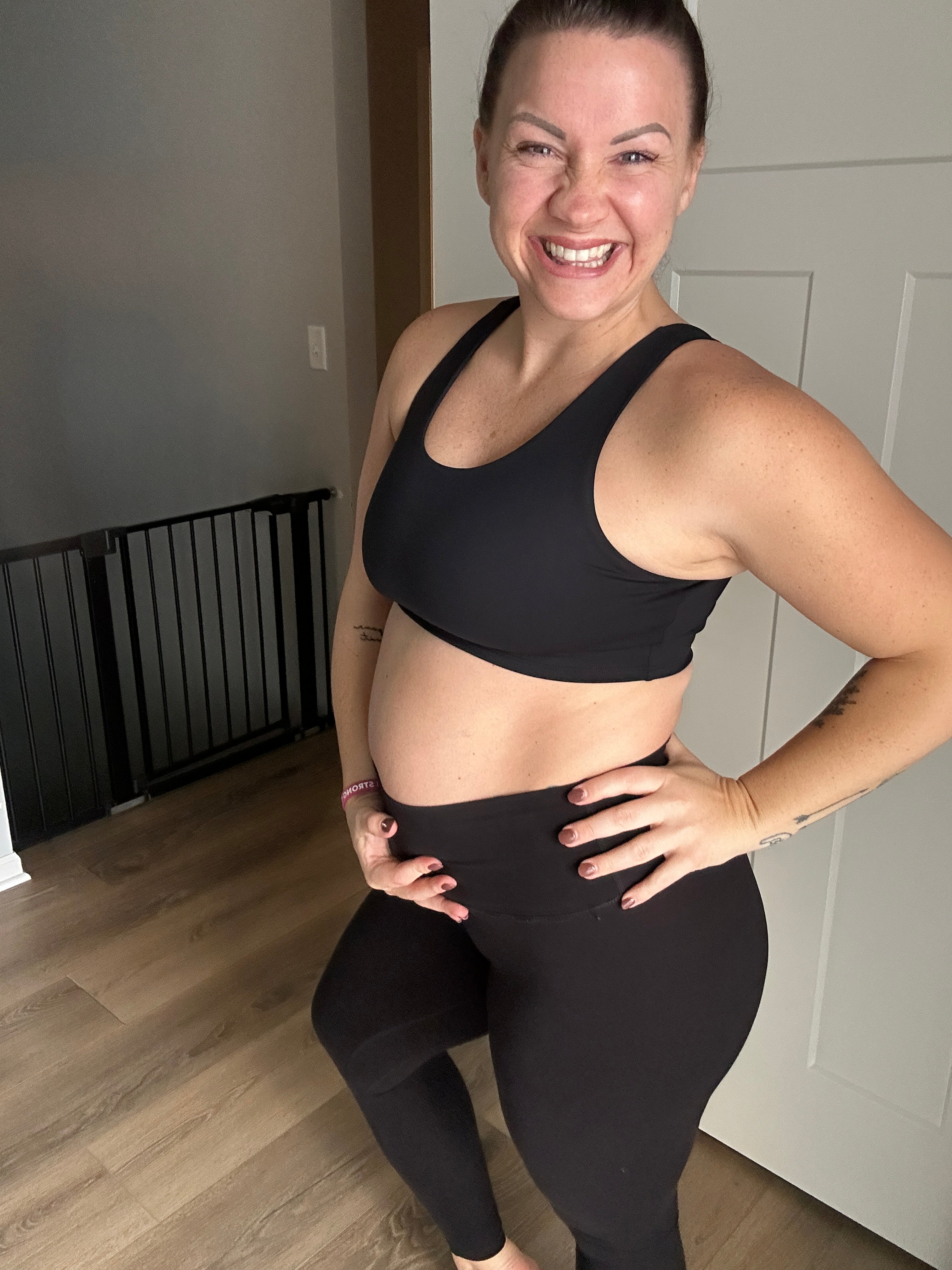 BRONZE - TACTEL-Lycra High-Impact Sports Bra