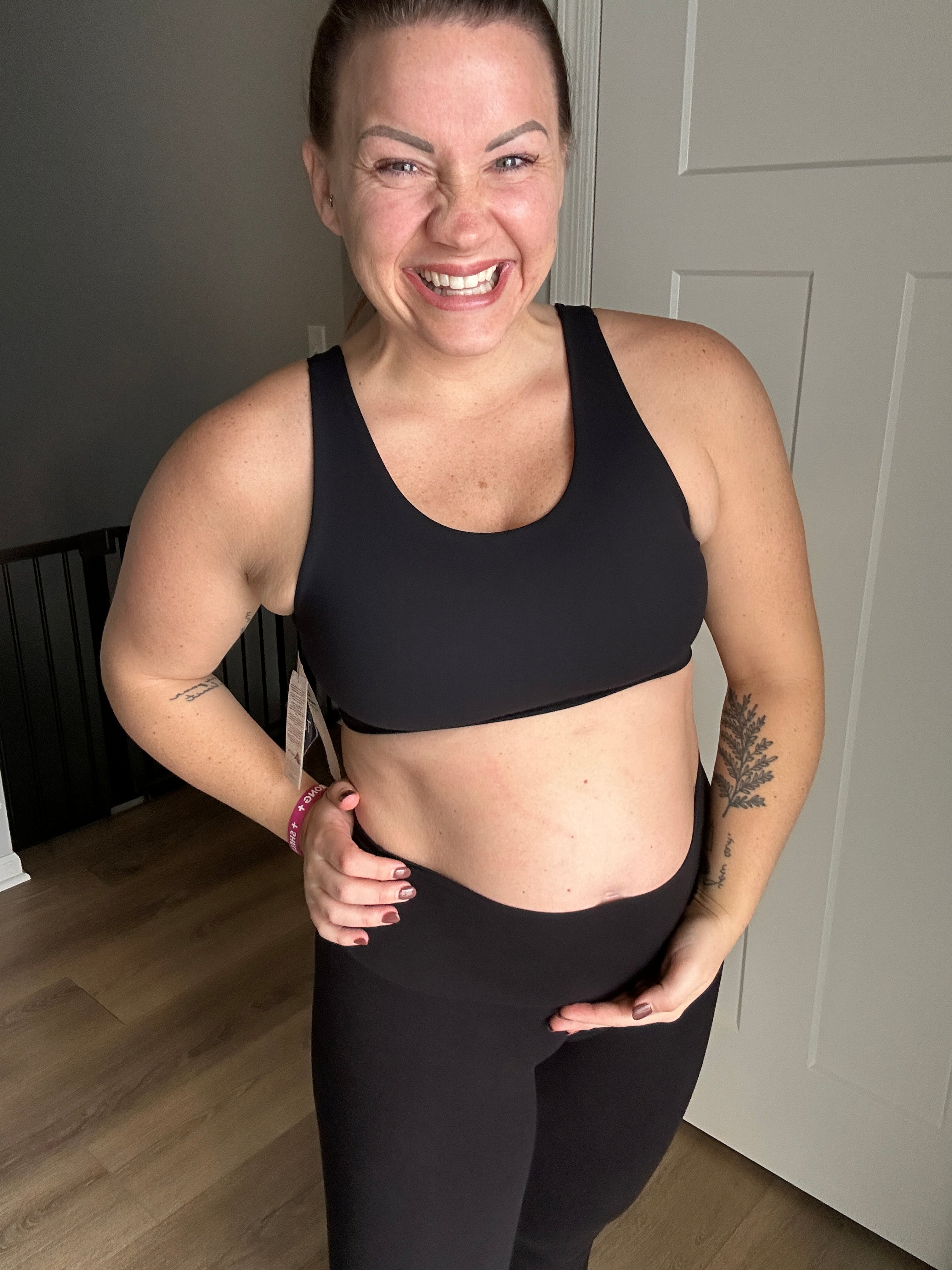 BRONZE - TACTEL-Lycra High-Impact Sports Bra