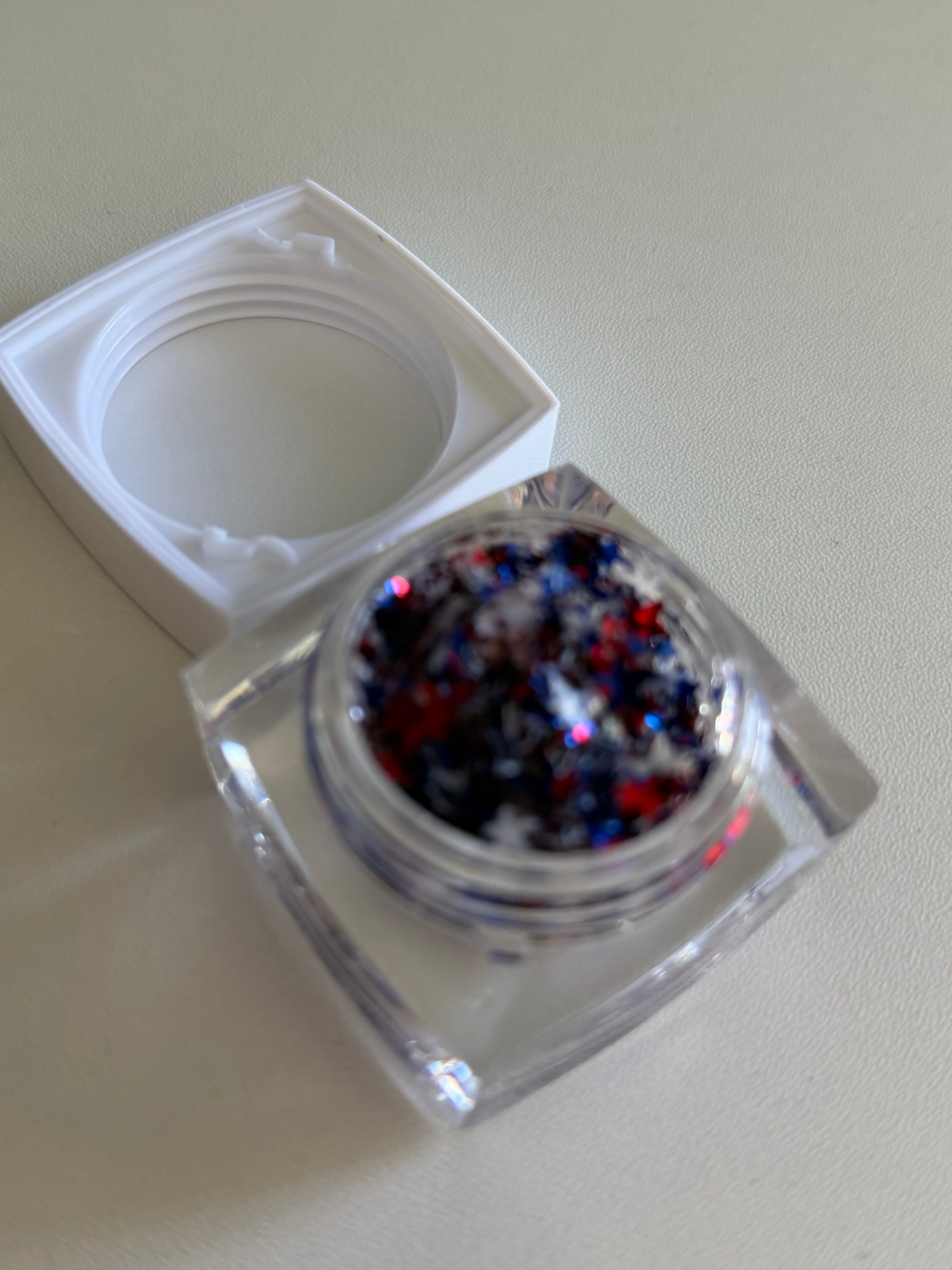 4th of July America USA Star Fourth Face and Body Glitter