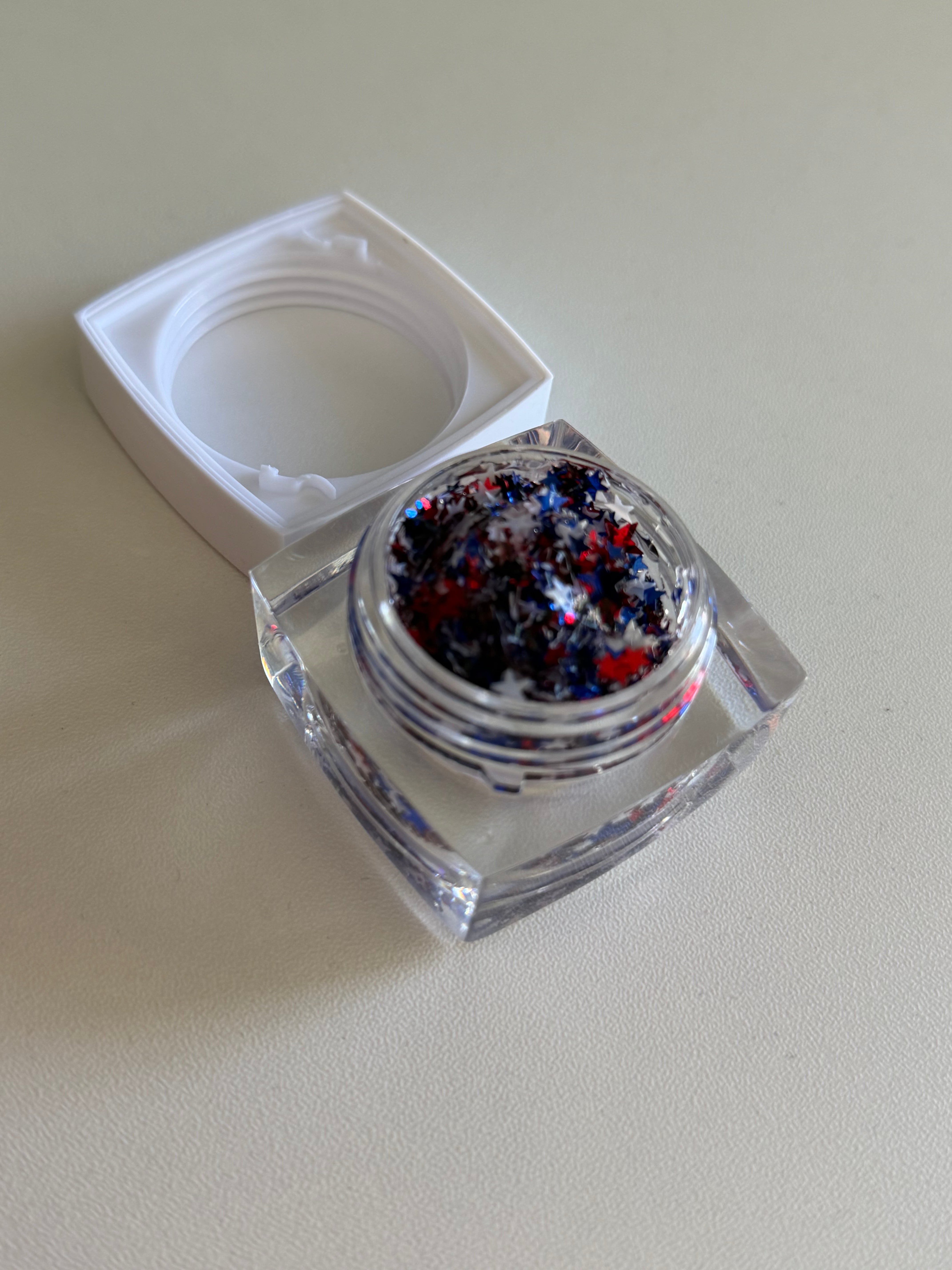 4th of July America USA Star Fourth Face and Body Glitter