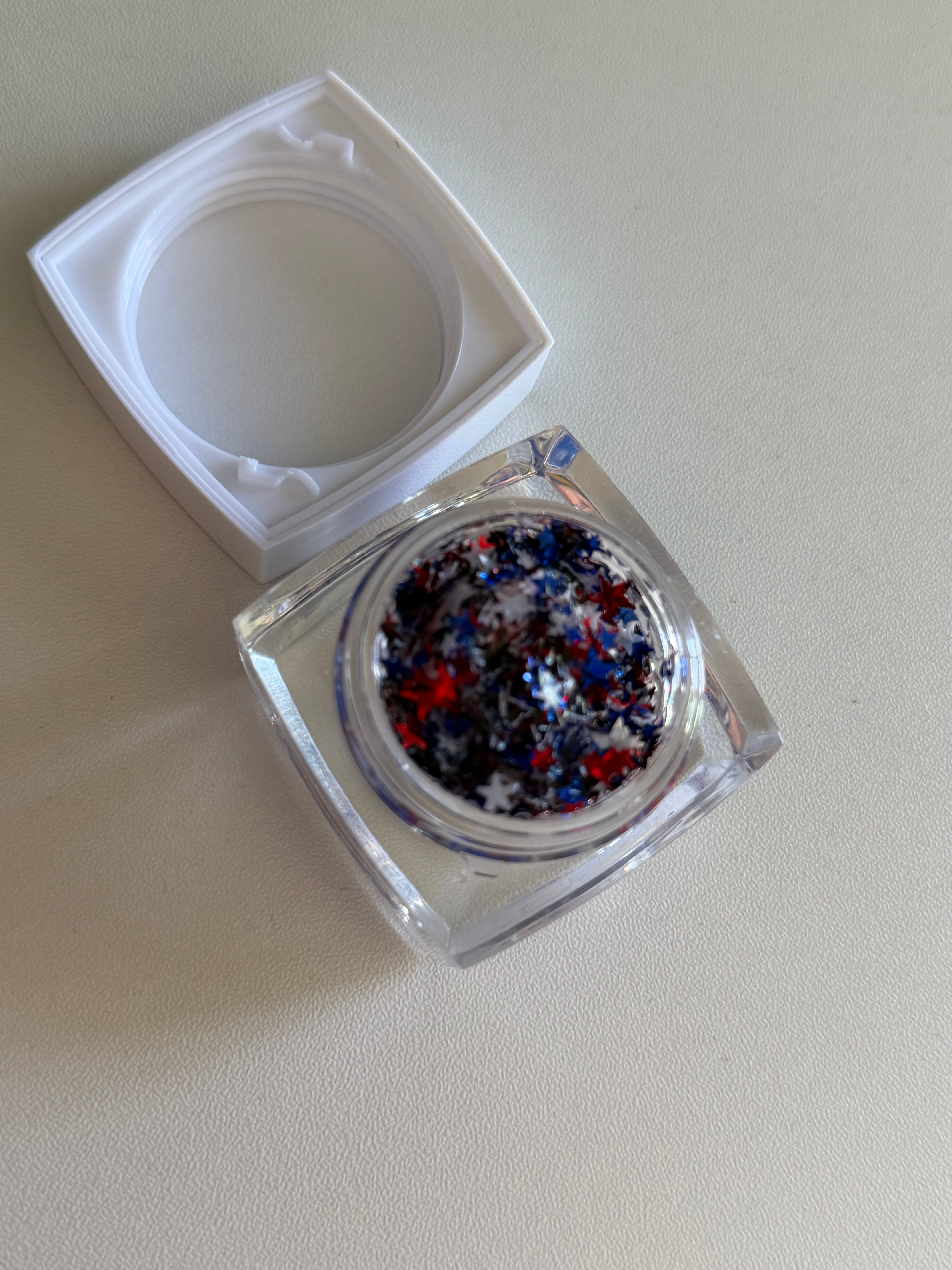 4th of July America USA Star Fourth Face and Body Glitter