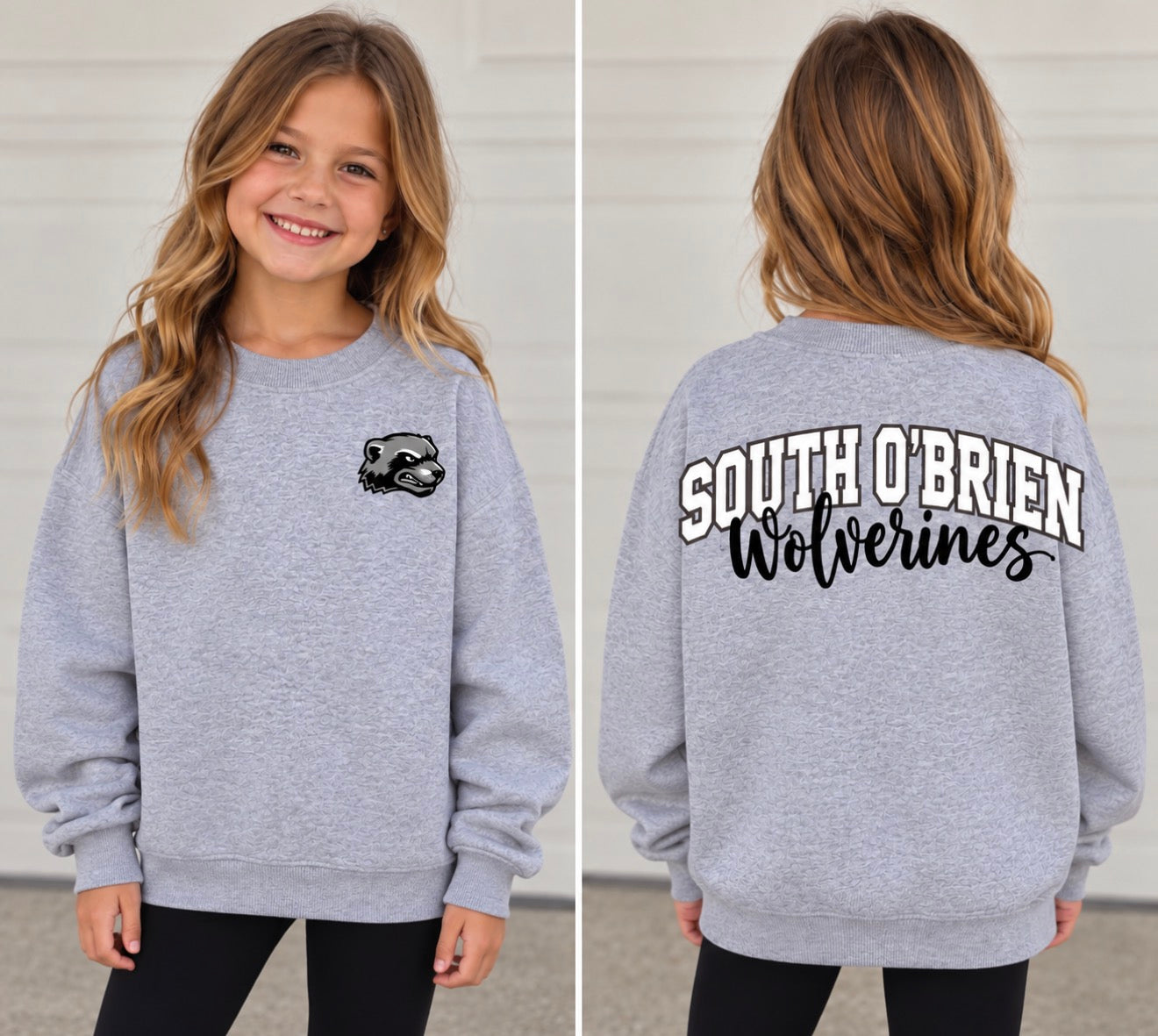 South O'Brien Wolverine Crewneck YOUTH