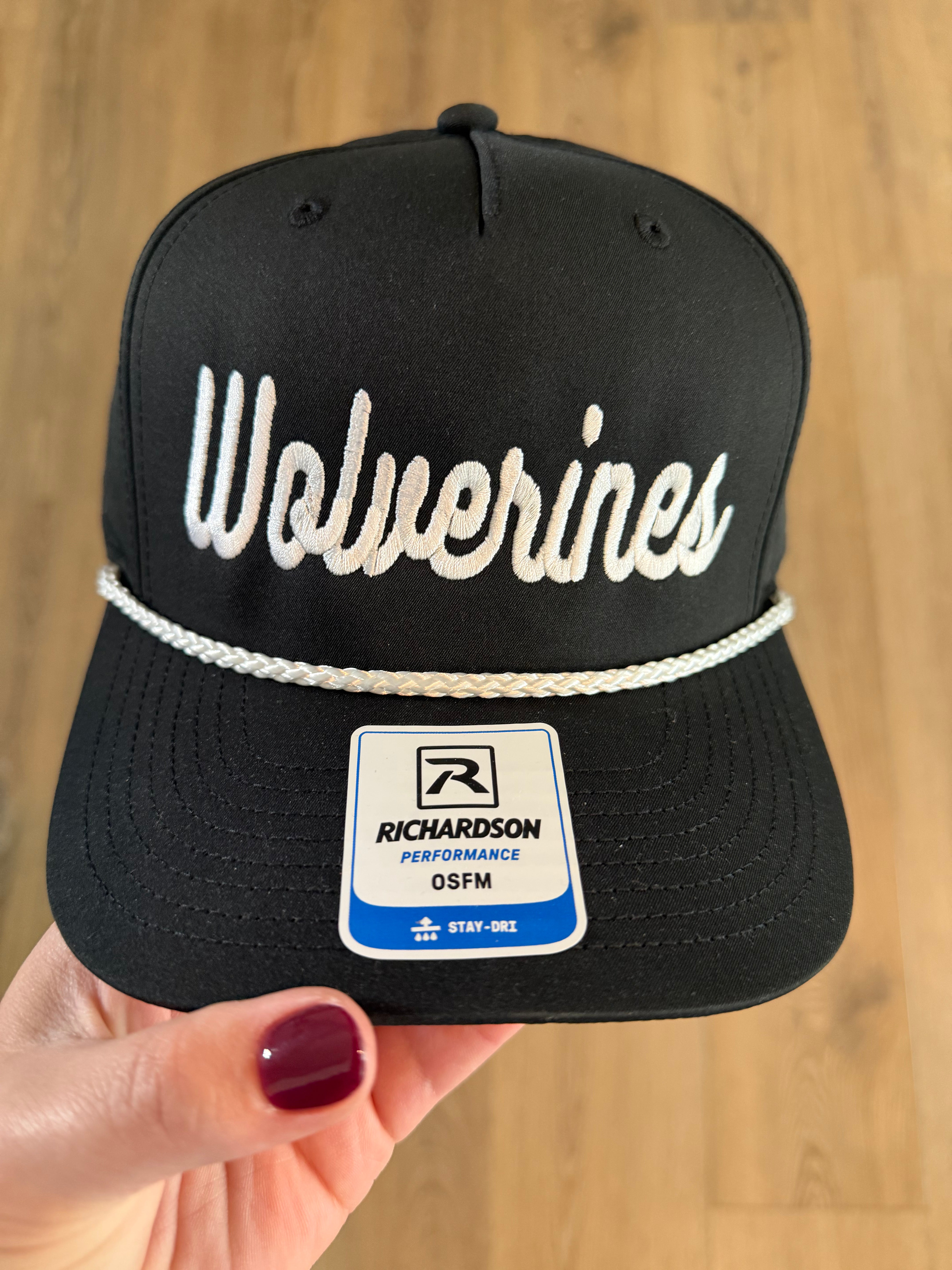 Wolverine Embroidered Snapback Hat
