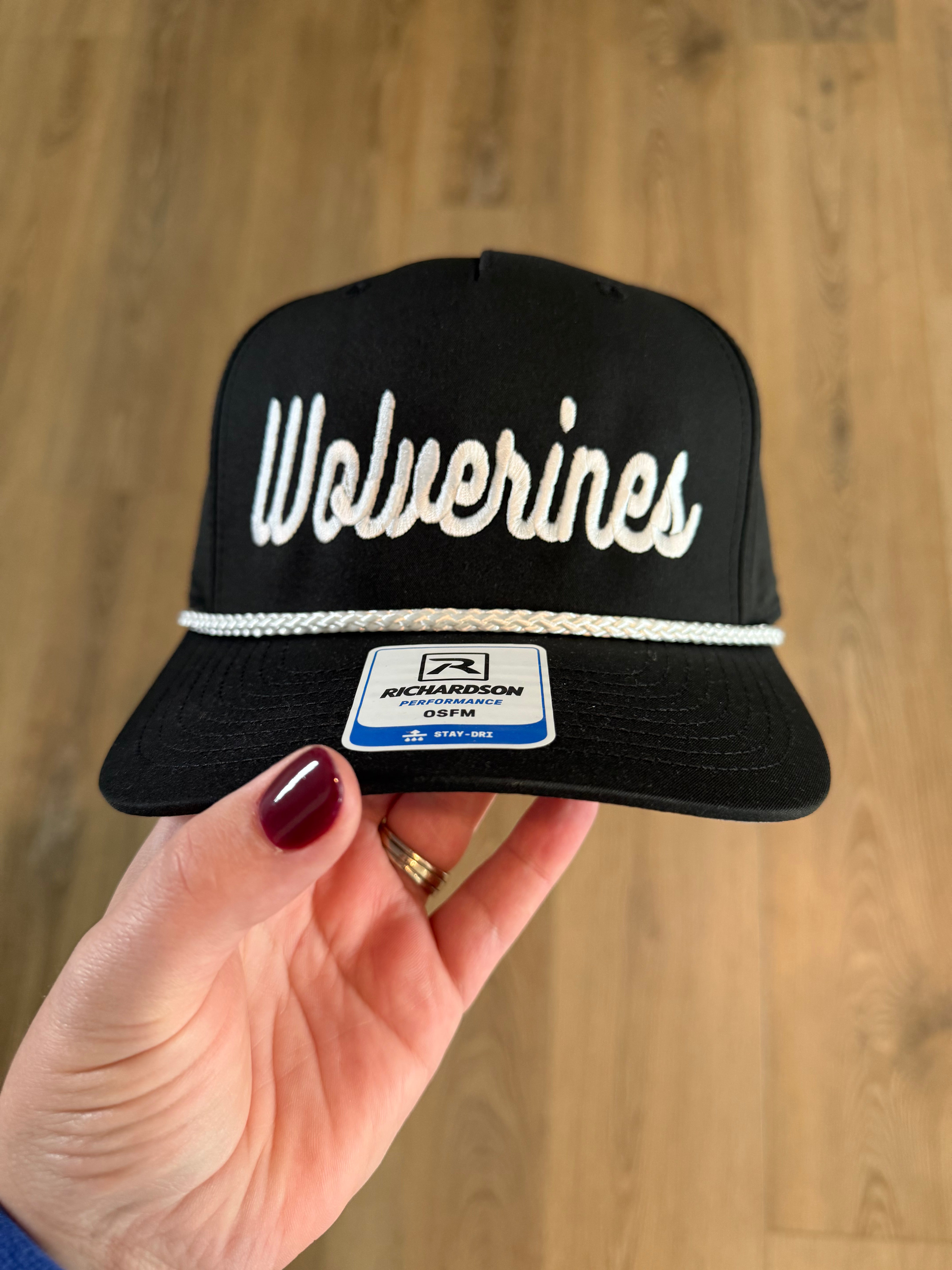 Wolverine Embroidered Snapback Hat