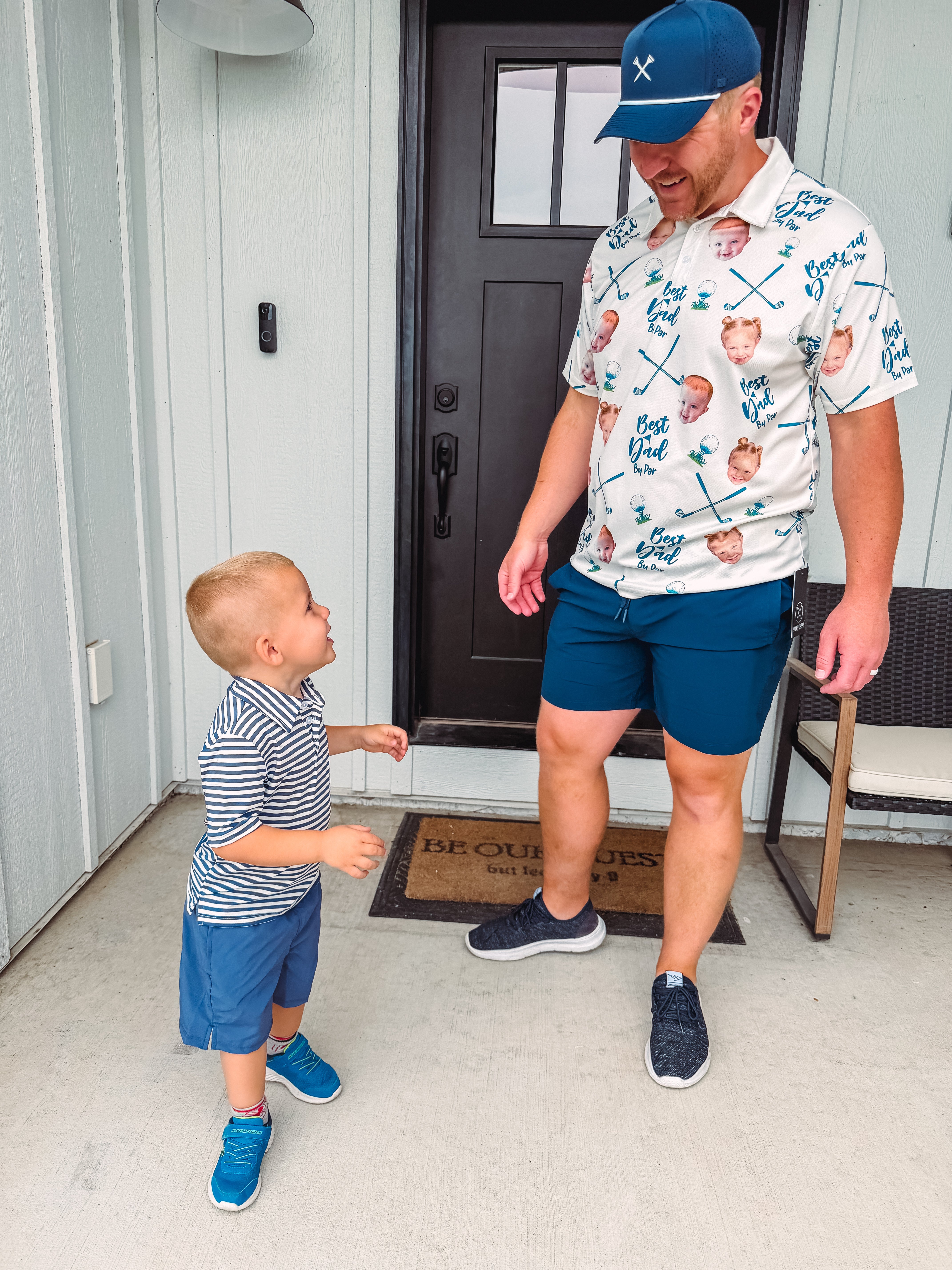 Little Boys Performance Short Sleeve Polo Shirt and Shorts