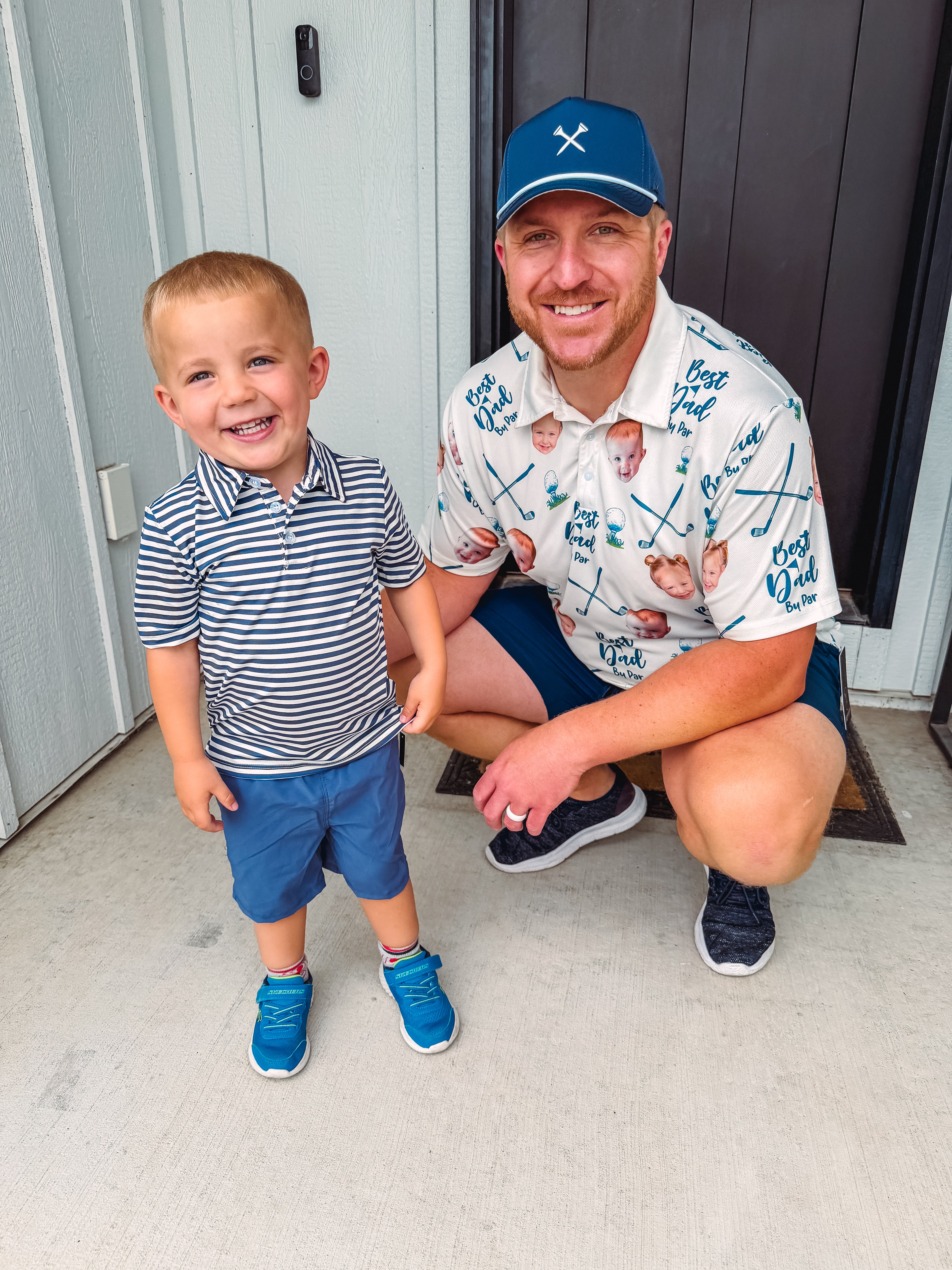 Little Boys Performance Short Sleeve Polo Shirt and Shorts