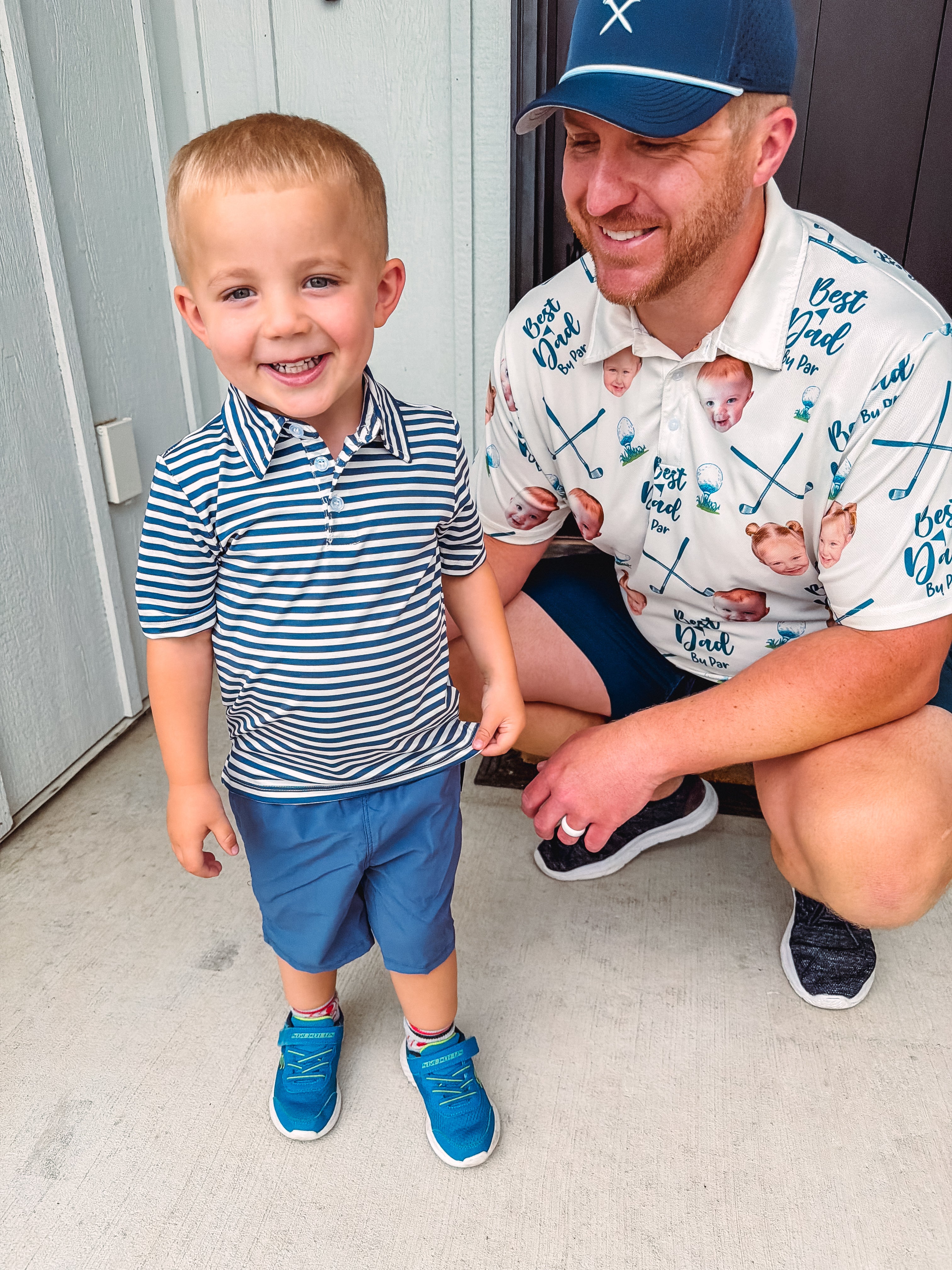 Little Boys Performance Short Sleeve Polo Shirt and Shorts