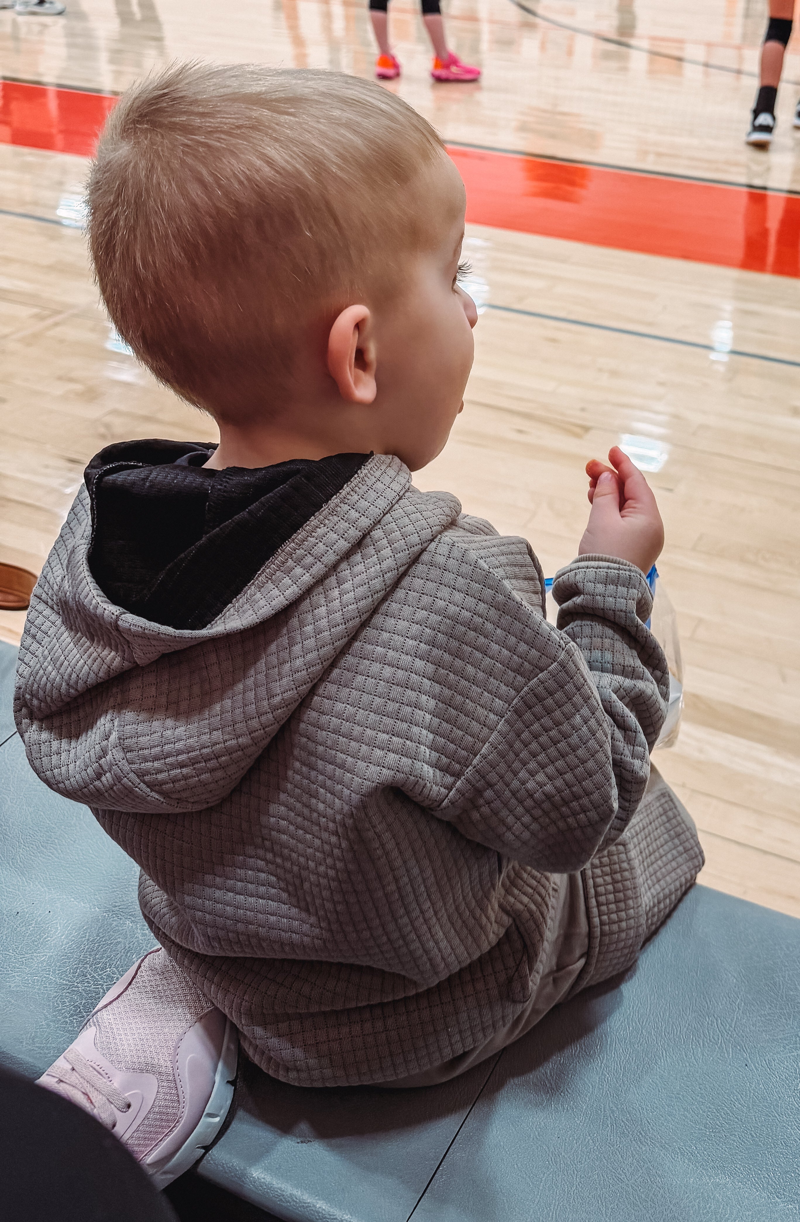 Toddler Boys Fleece Quilting Hoodie and Jogger Set