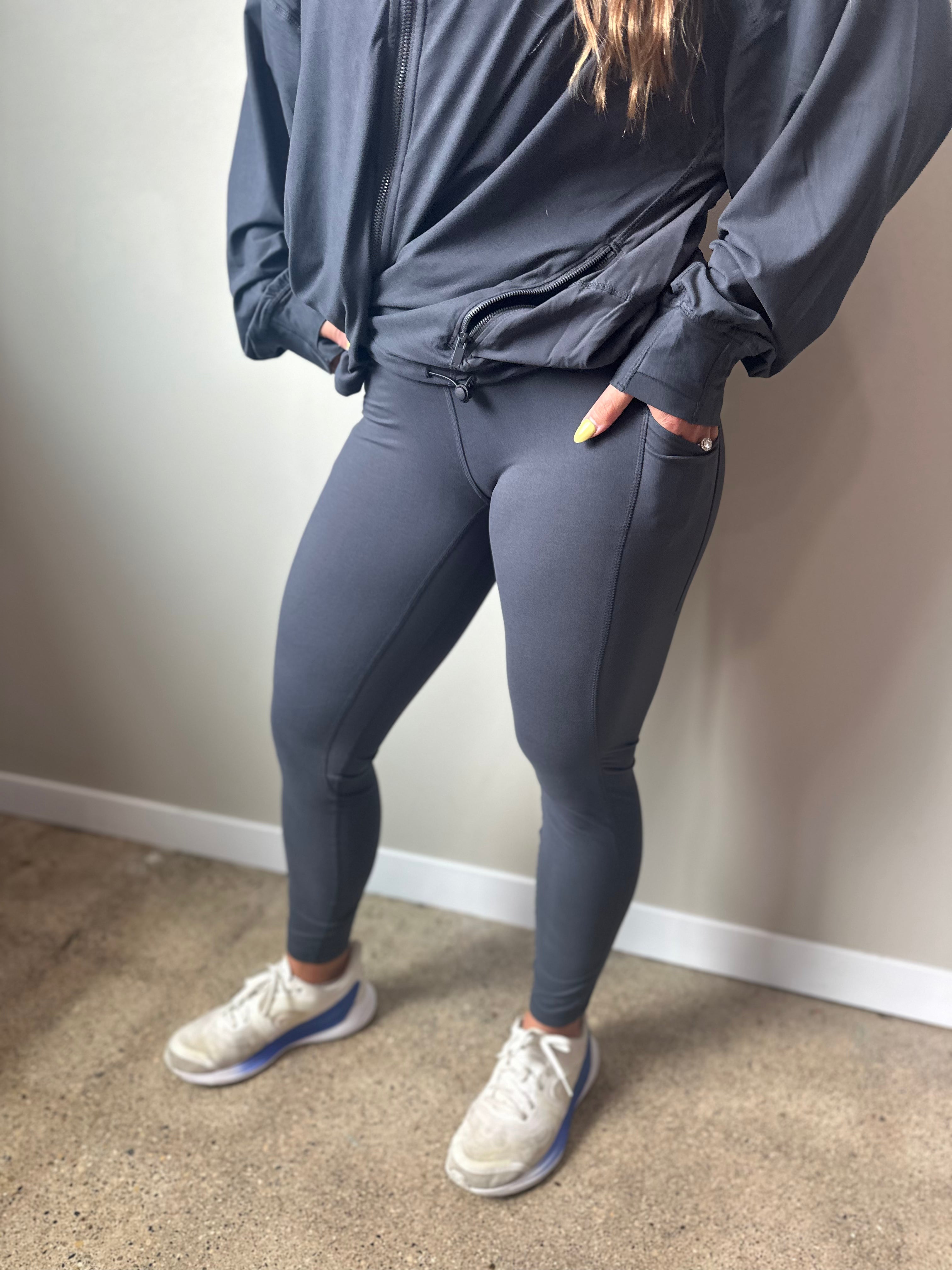 High Waist Yoga Pants With Side Pockets