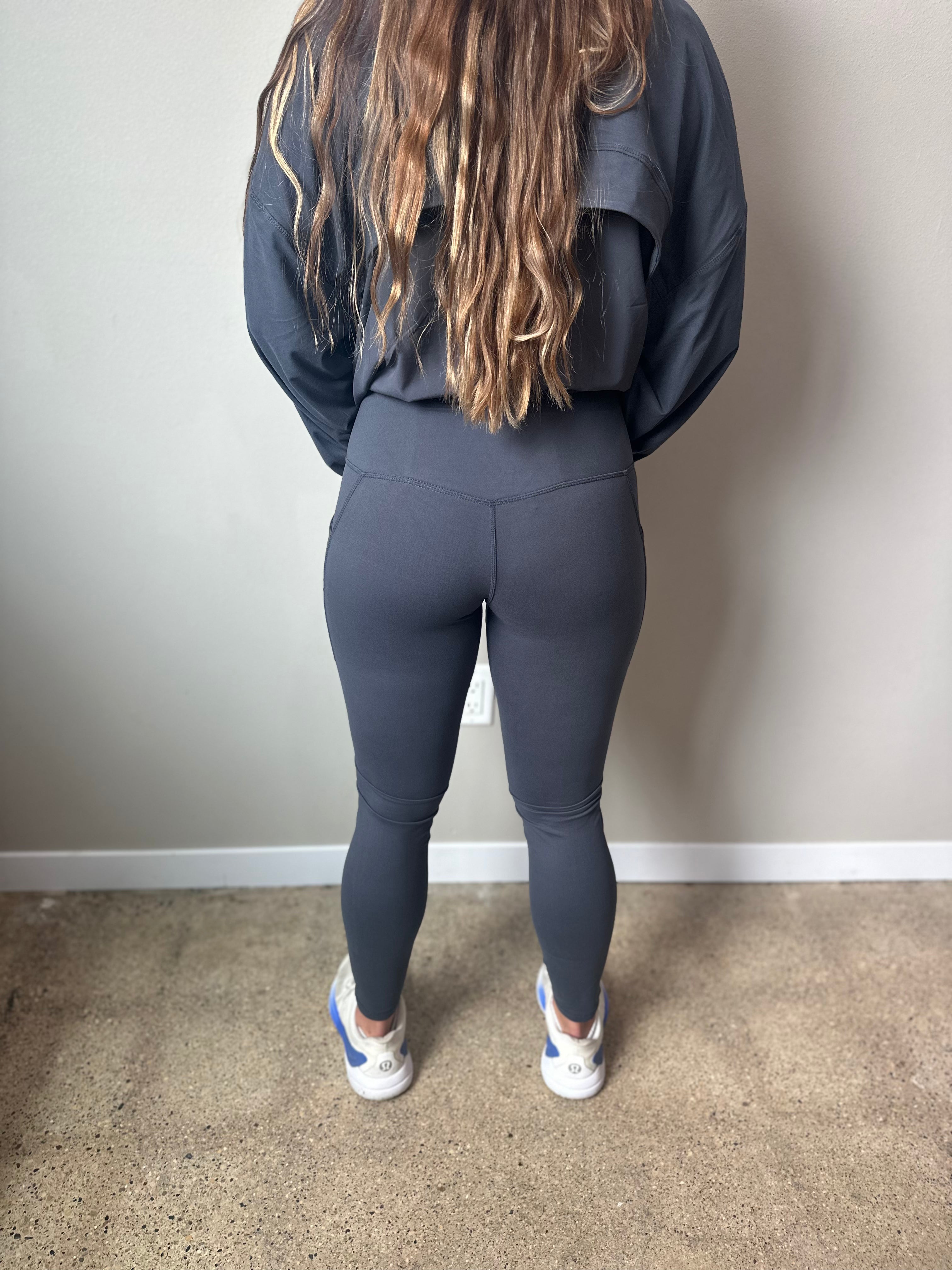 High Waist Yoga Pants With Side Pockets