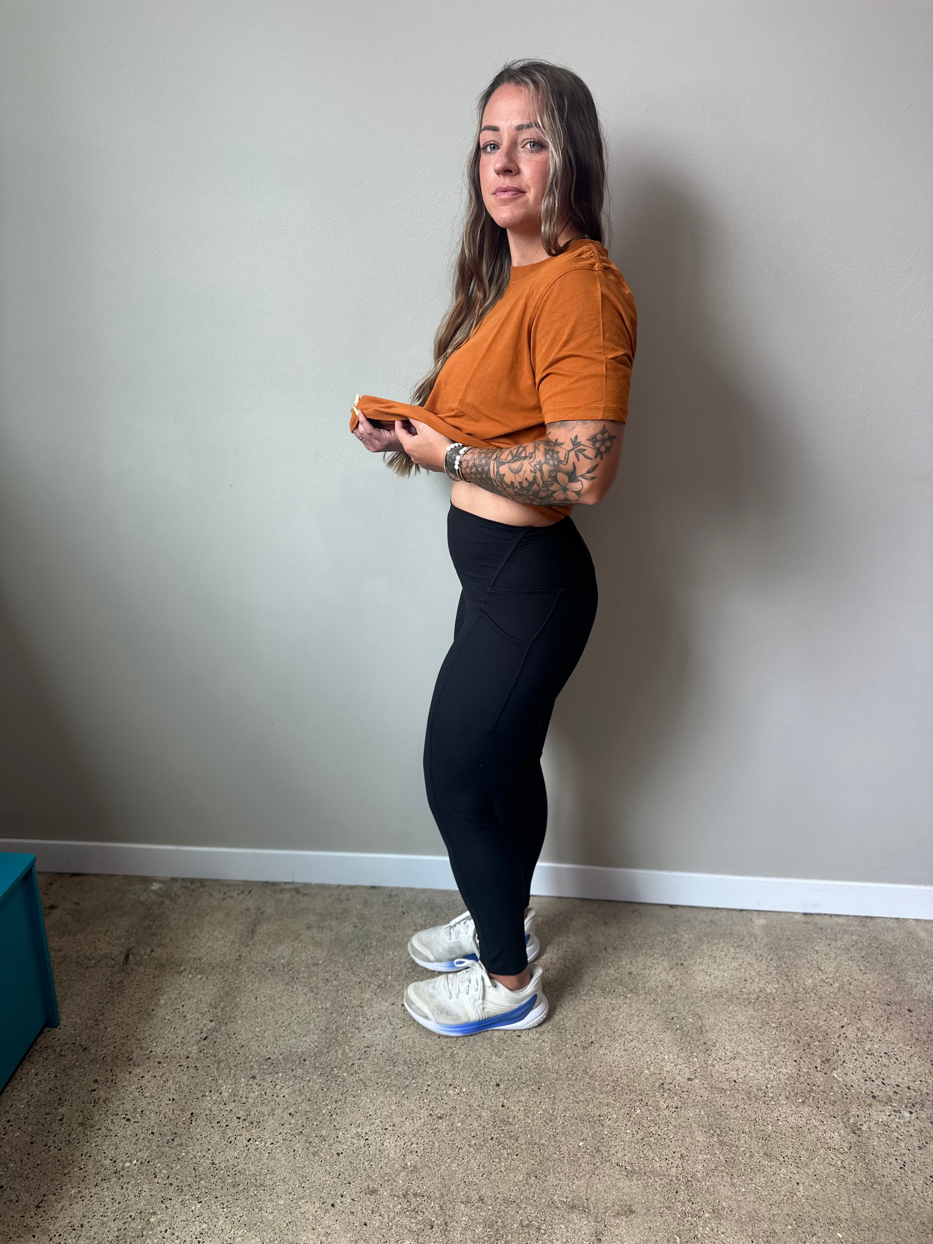 High Waist Yoga Pants With Side Pockets