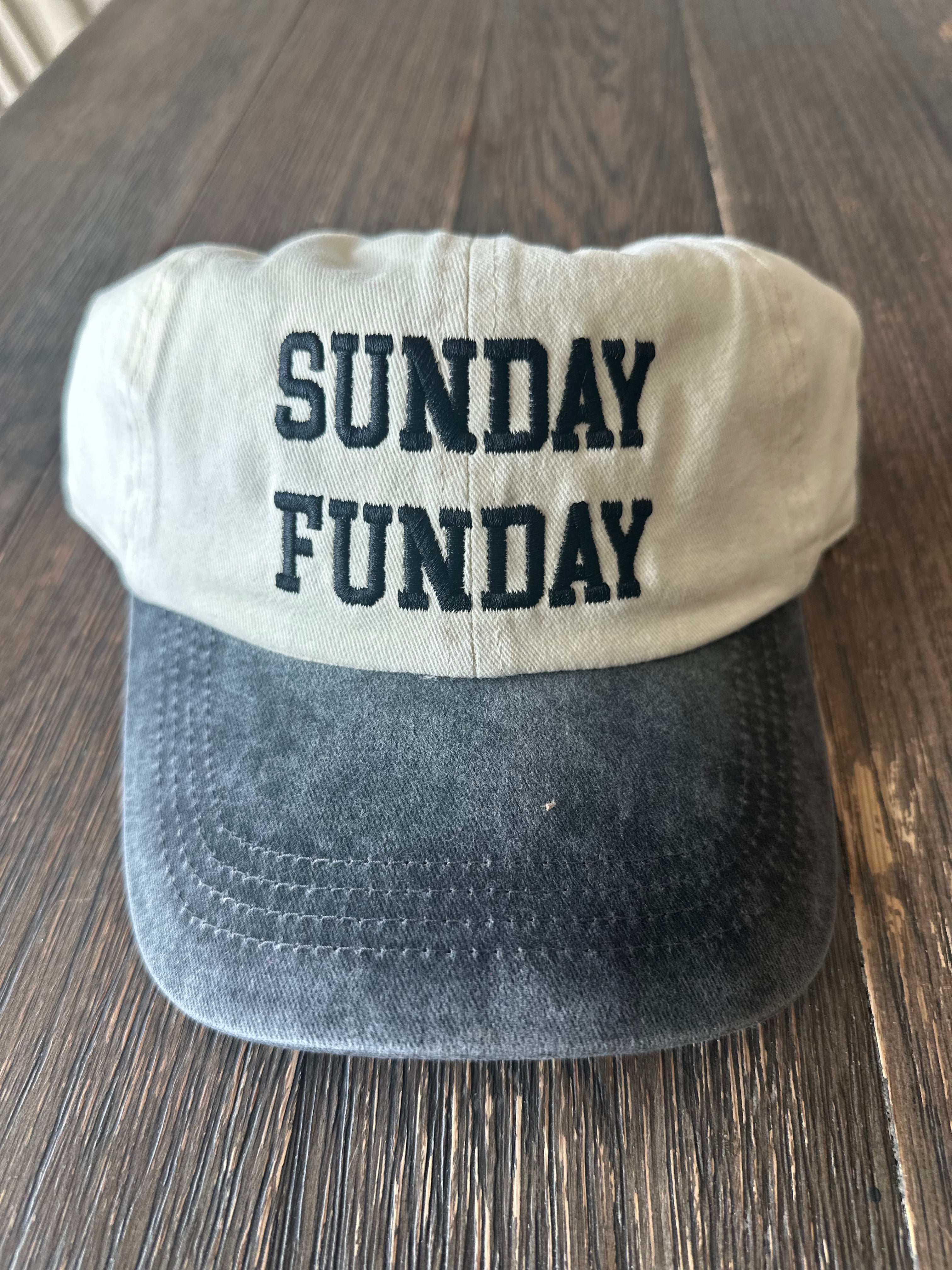 GAME DAY SUNDAY FUNDAY Two-Tone Baseball Cap