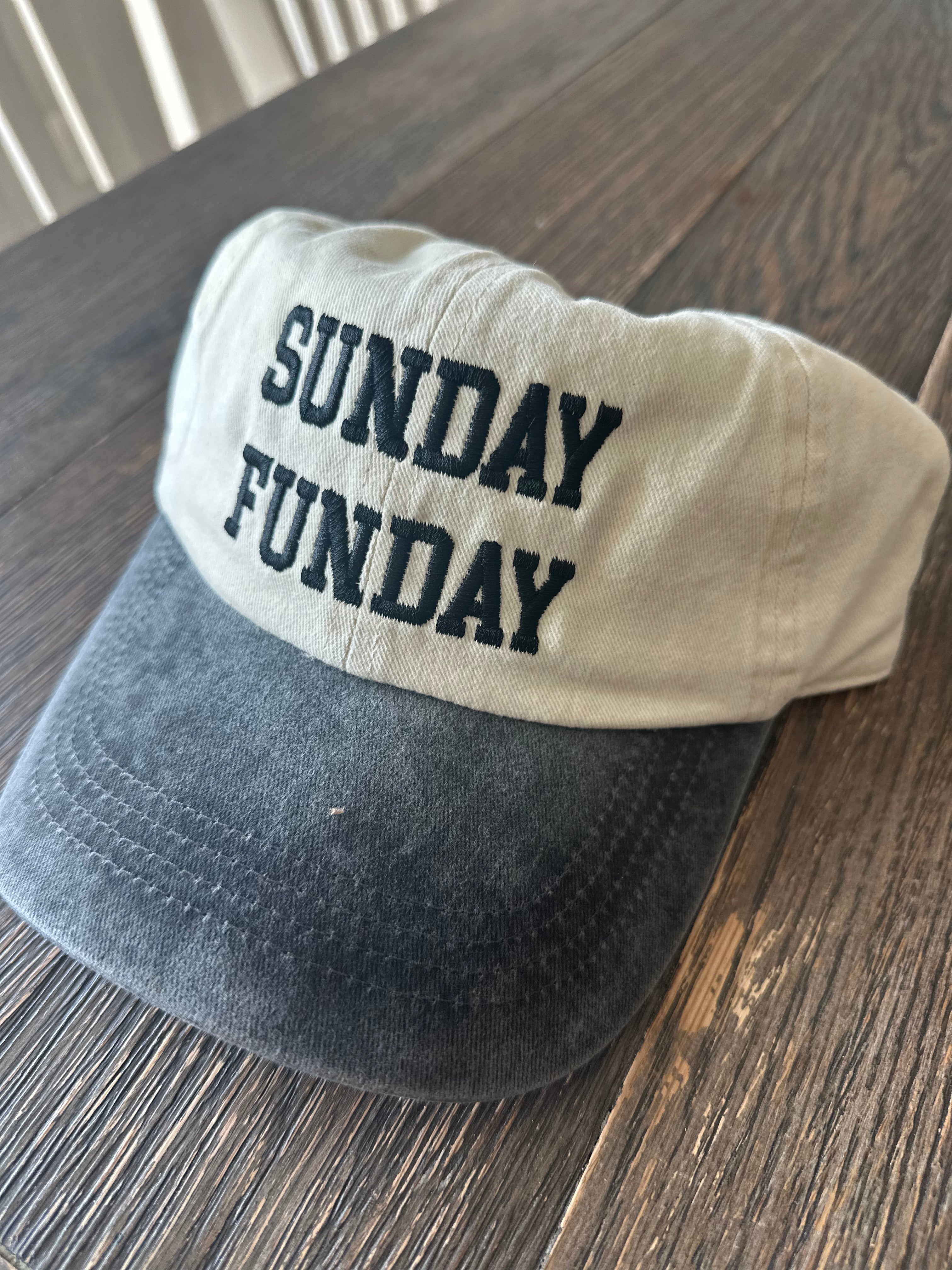 GAME DAY SUNDAY FUNDAY Two-Tone Baseball Cap