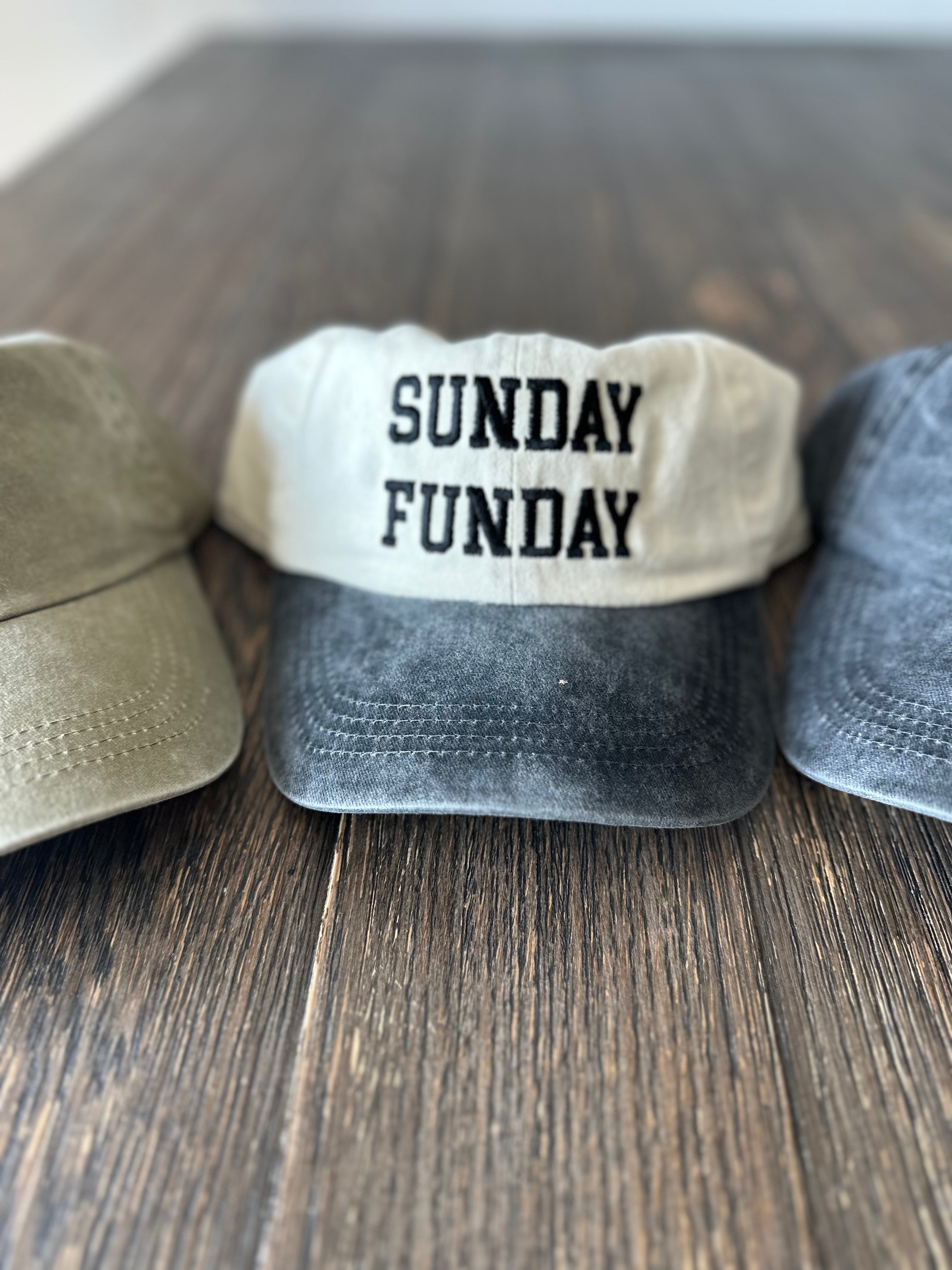 GAME DAY SUNDAY FUNDAY Two-Tone Baseball Cap