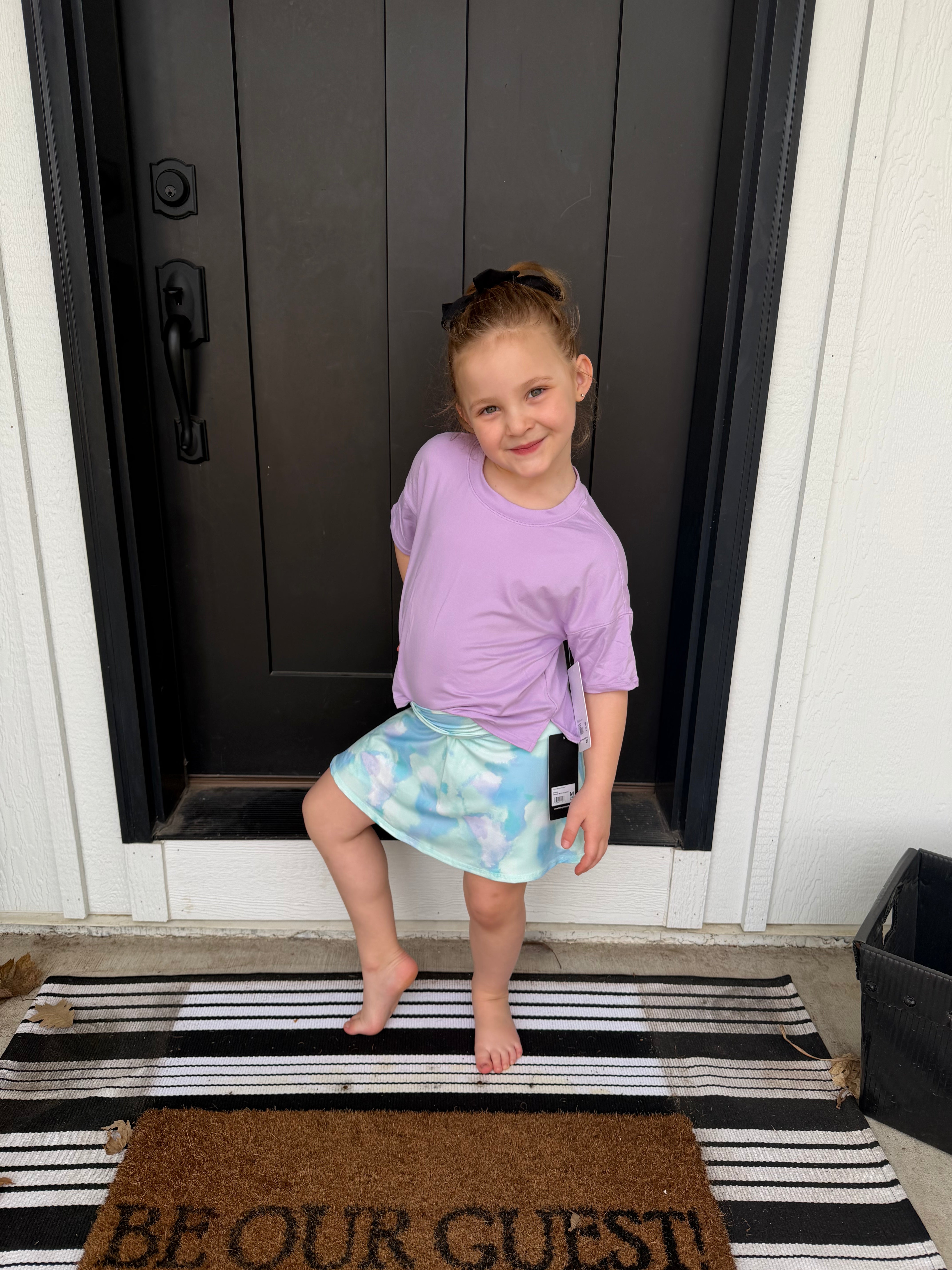 Little Girls Crossover Skort