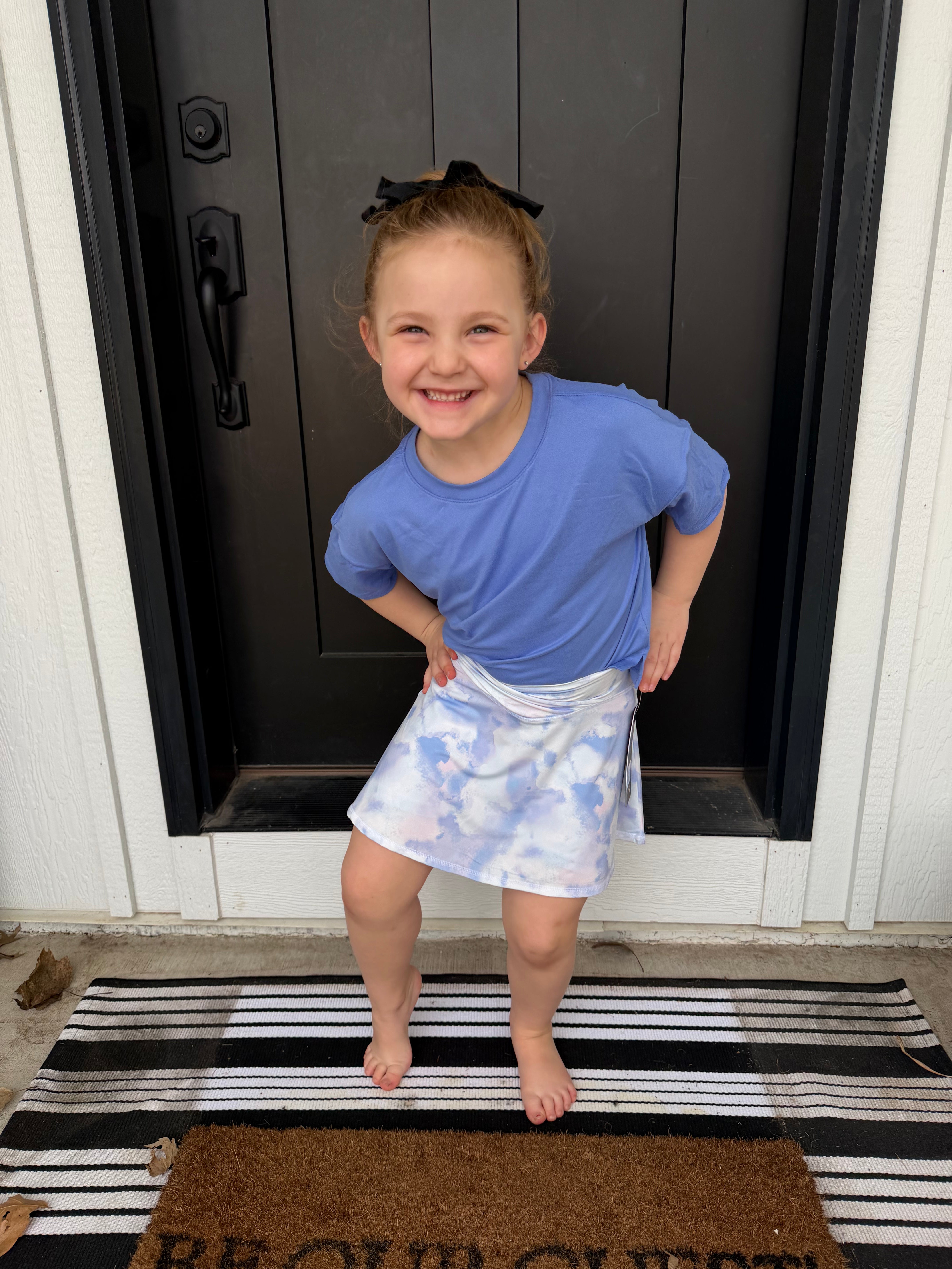 Little Girls Crossover Skort
