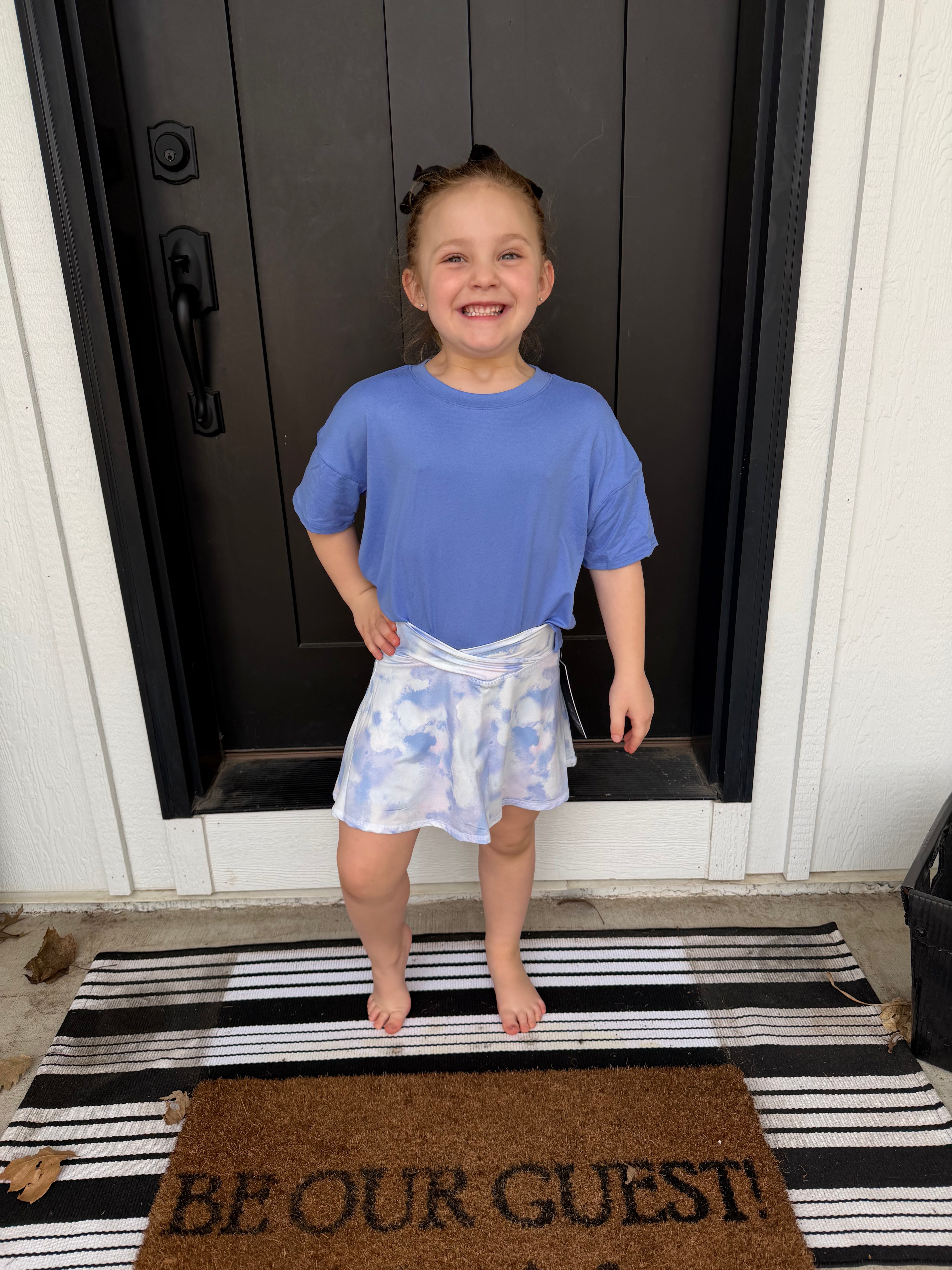 Little Girls Crossover Skort