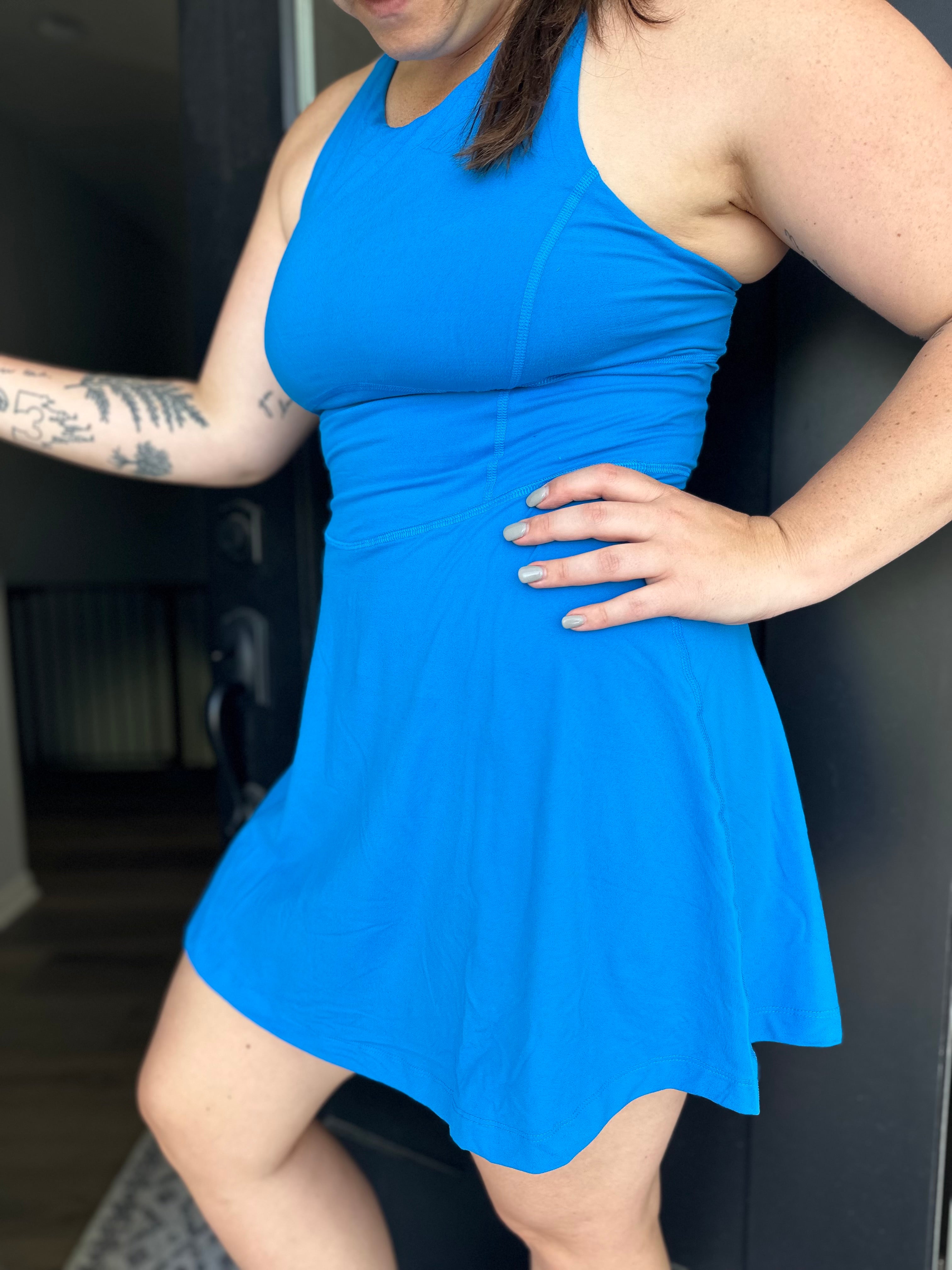 The Lucy Active Dress (Romper) - Blue (3XL)