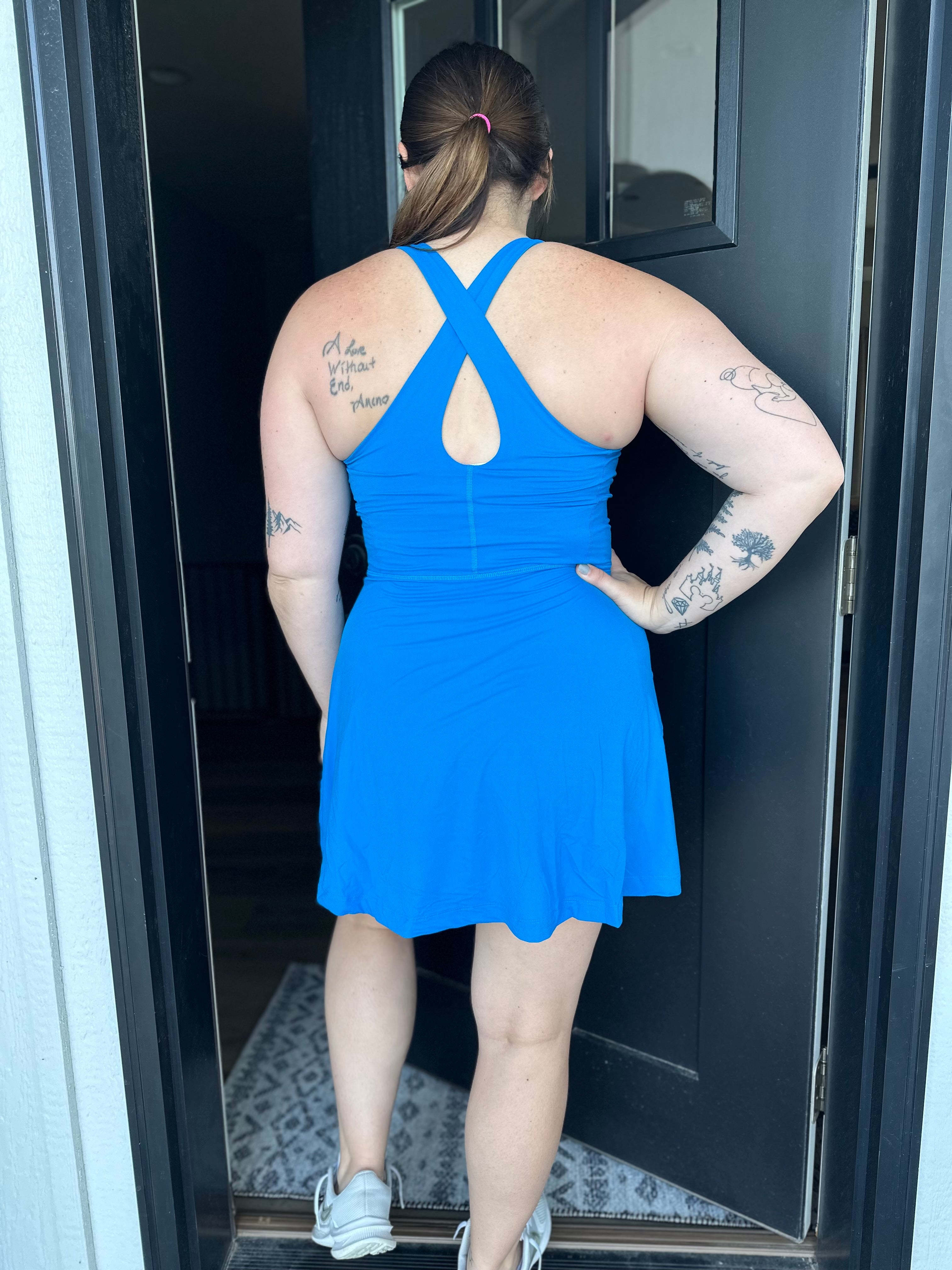 The Lucy Active Dress (Romper) - Blue (3XL)