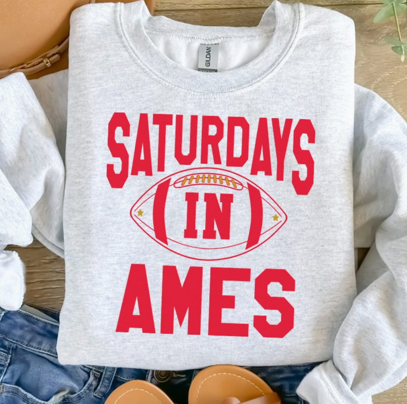 Saturdays In Ames Crewneck Sweatshirt