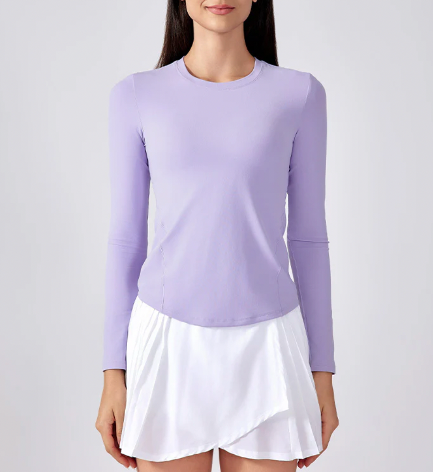NUDE SLIMMING LONG SLEEVE YOGA TOP