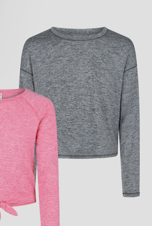 Girls Mesh Long Sleeve Top