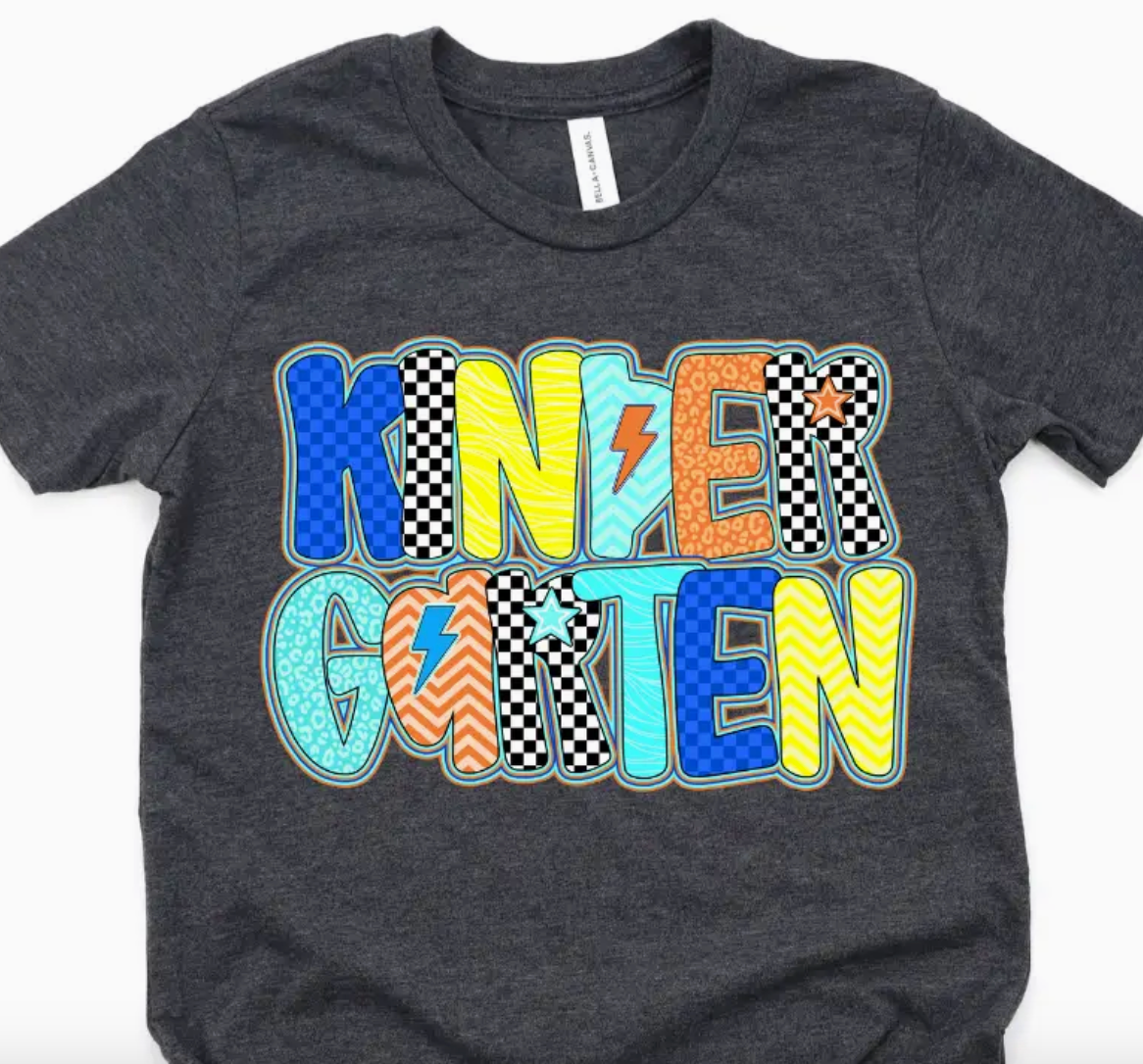 Checkered Back To School Boys Shirt