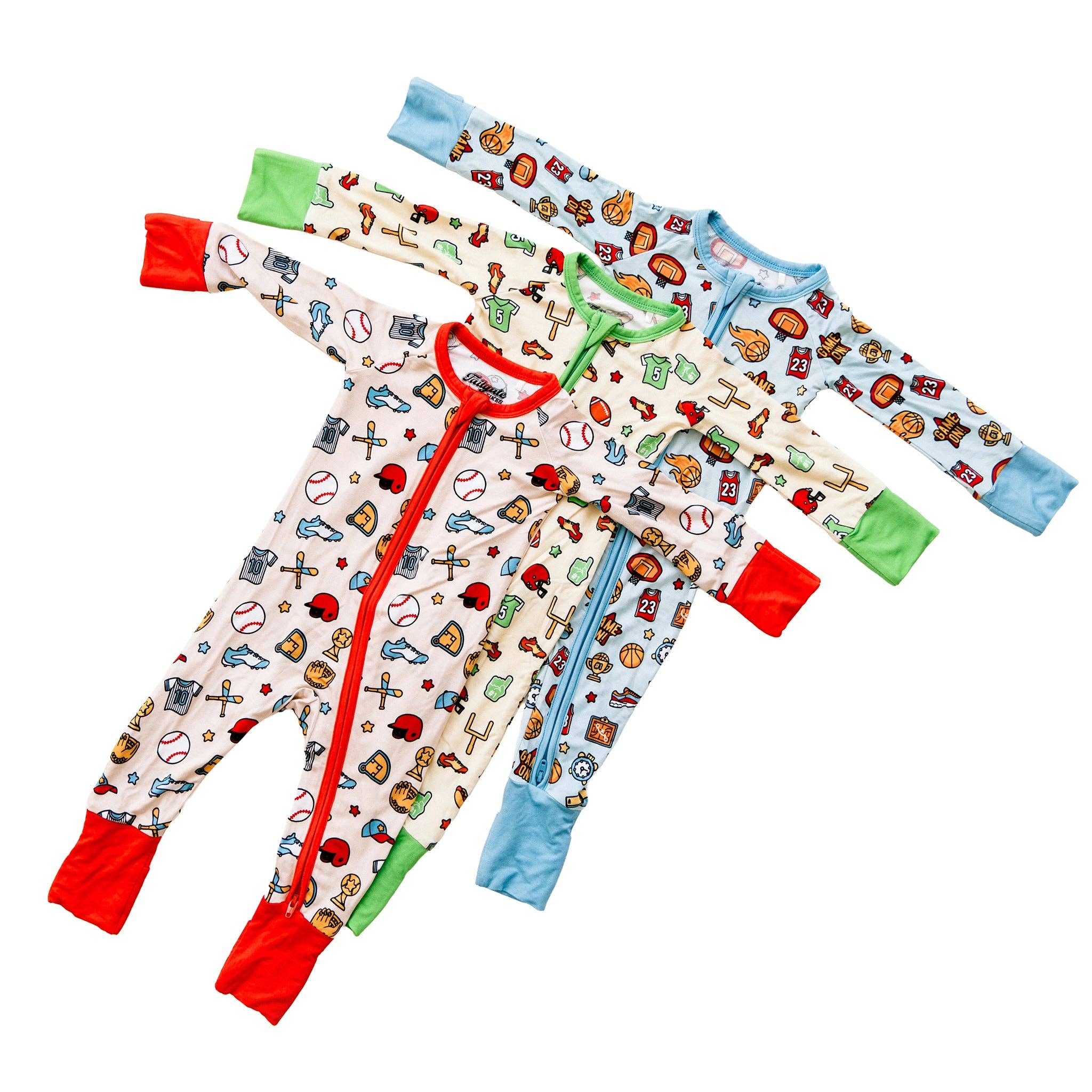 Football Zippy One-Piece Sleeper