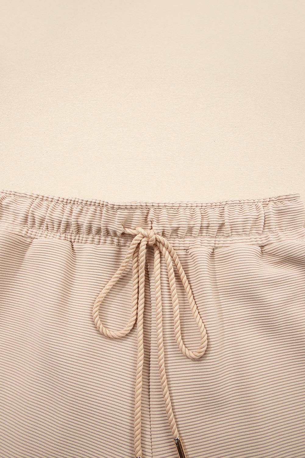 Luxury Textured Top and Shorts Set