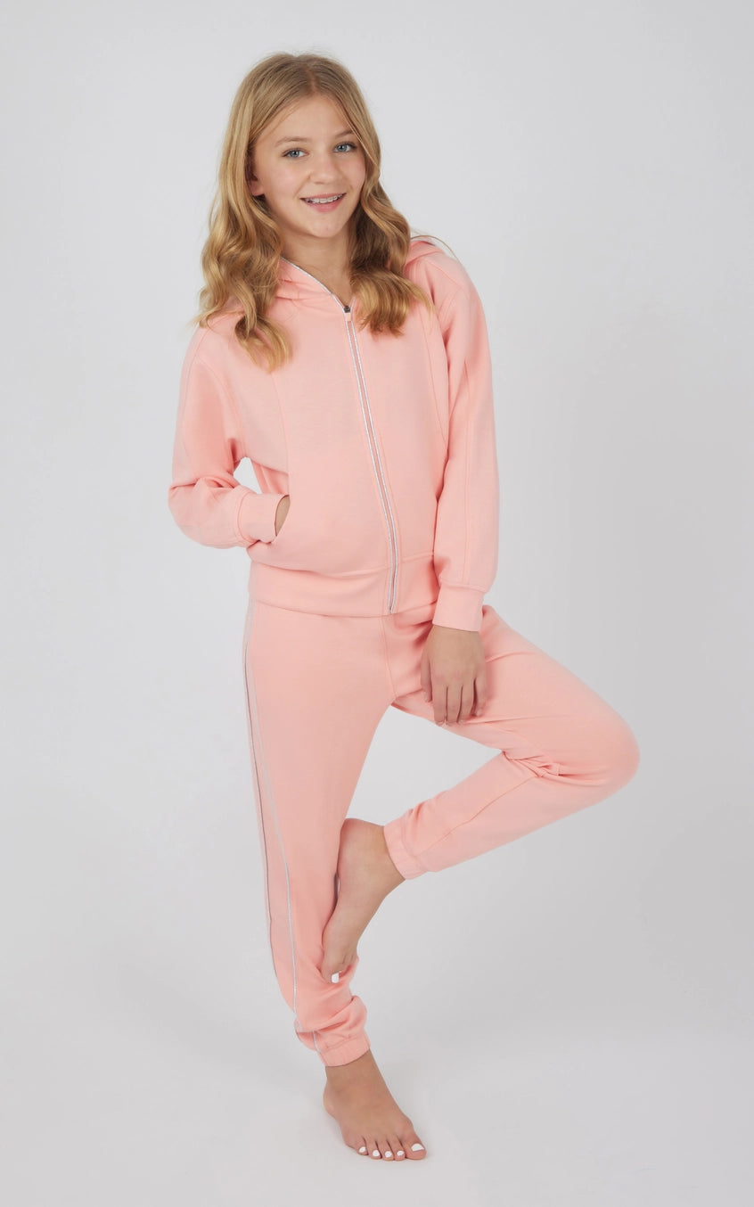 Girls Scuba Full Zip Jacket and Jogger Set