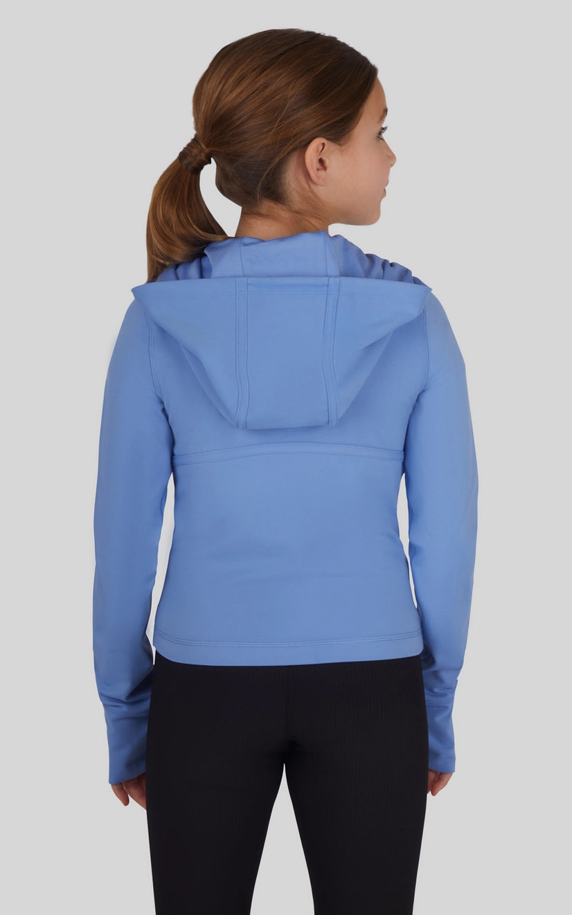 Girls Everyday Full Zip Active Jacket with Hood