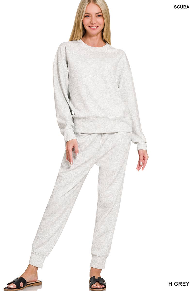 Scuba Crewneck Pullover & Joggers 2 PC Set