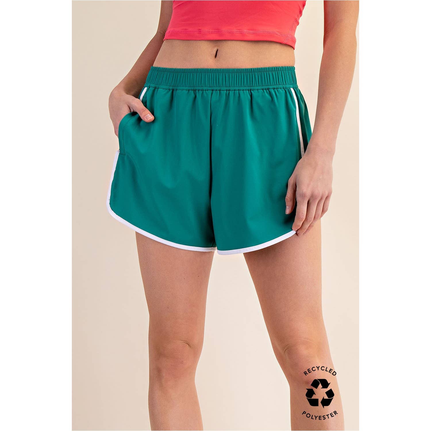 RECYCLED BUTTER TIGER SHORT