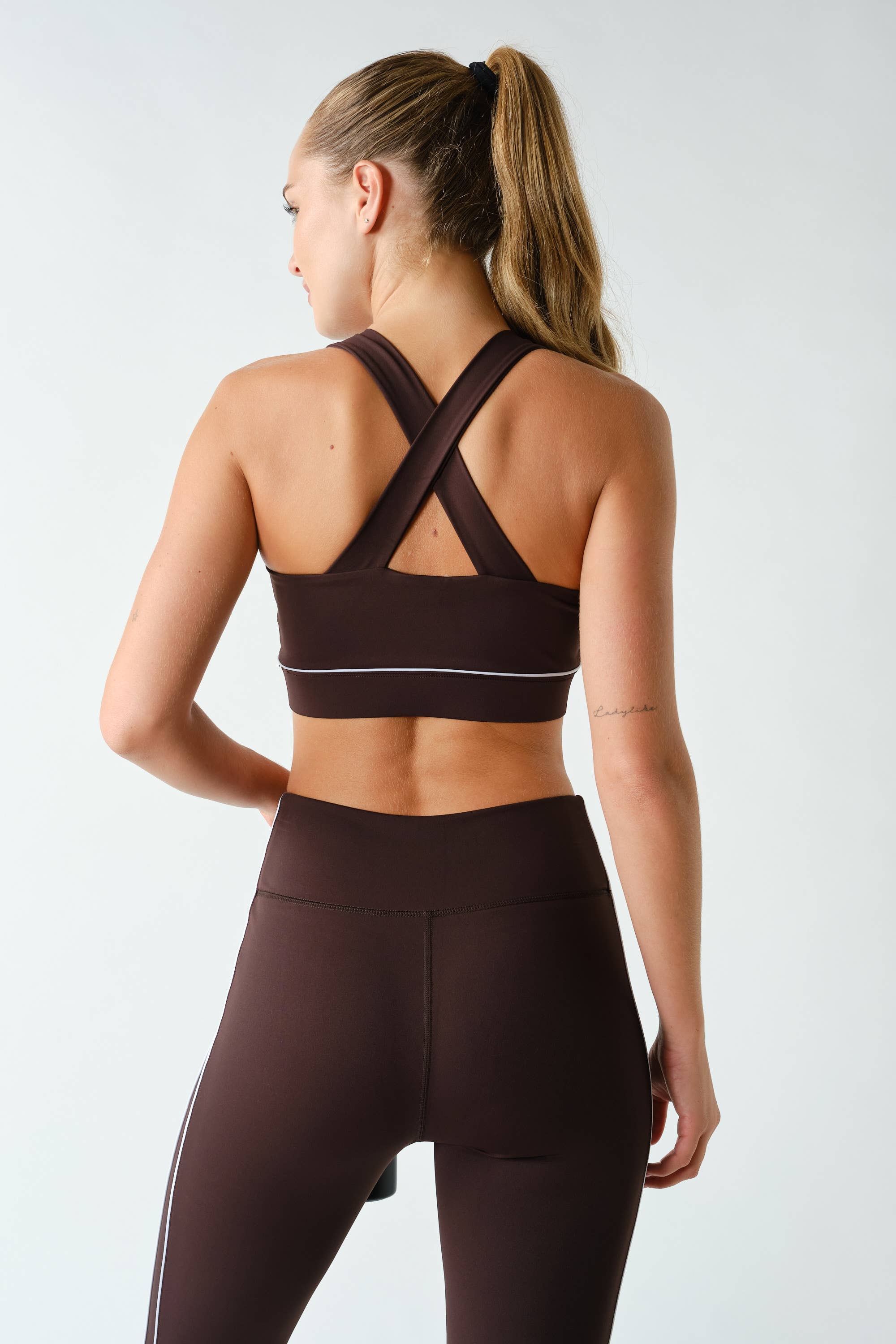 Piper Align Contrast Leggings with Piping