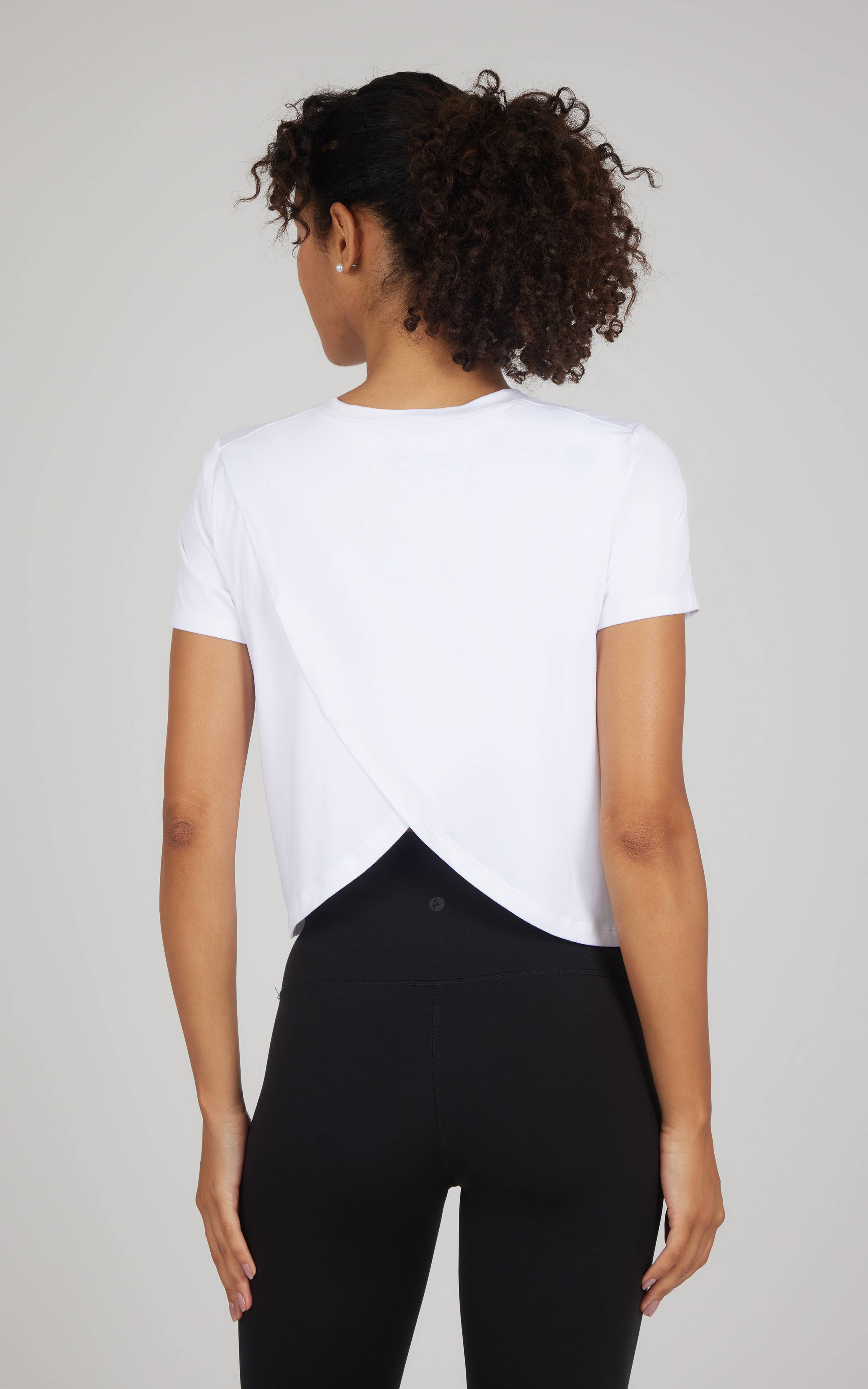 Women's Super Soft Short Sleeve Tee w Tulip Back