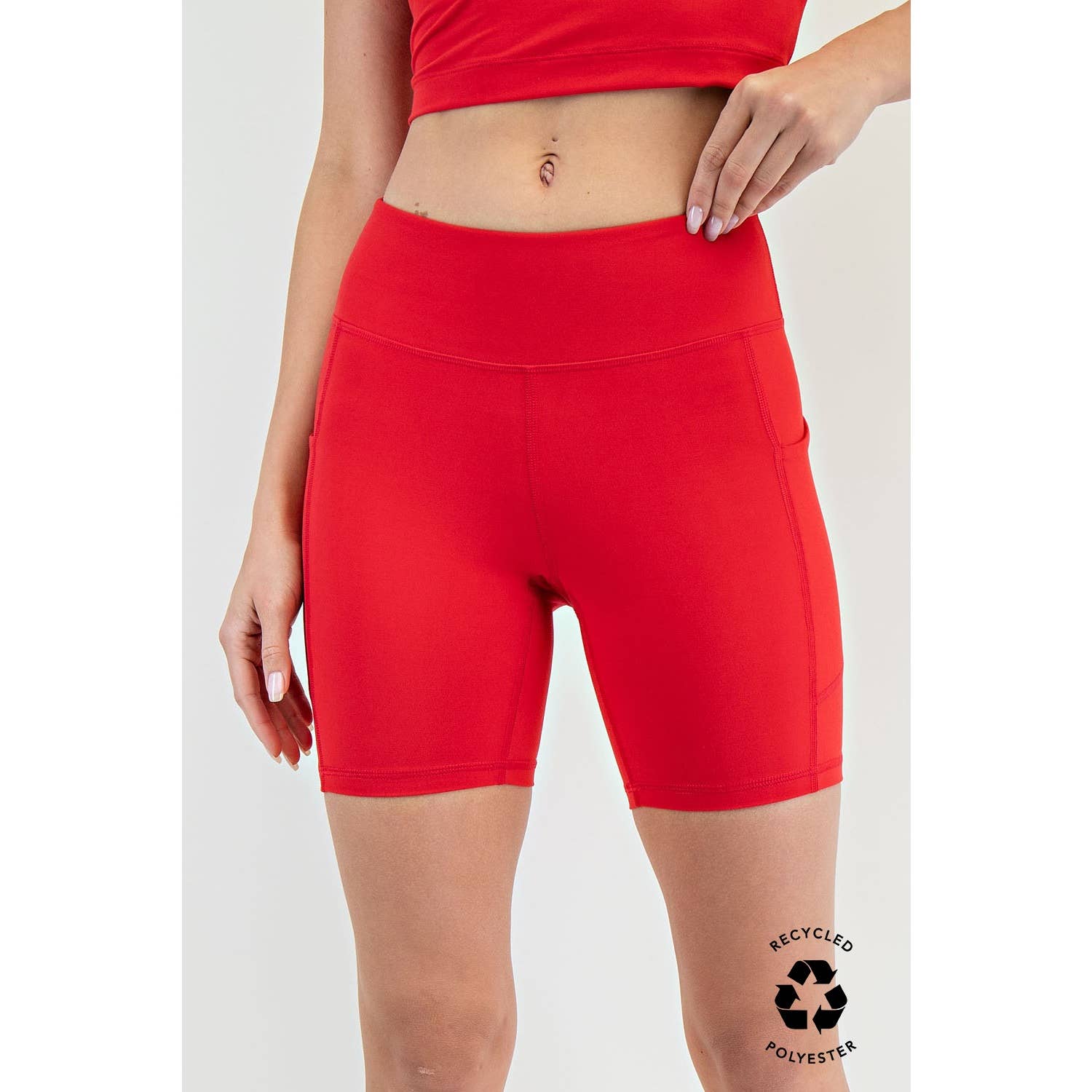 6 INCH BIKER SHORTS WITH SIDE POCKETS