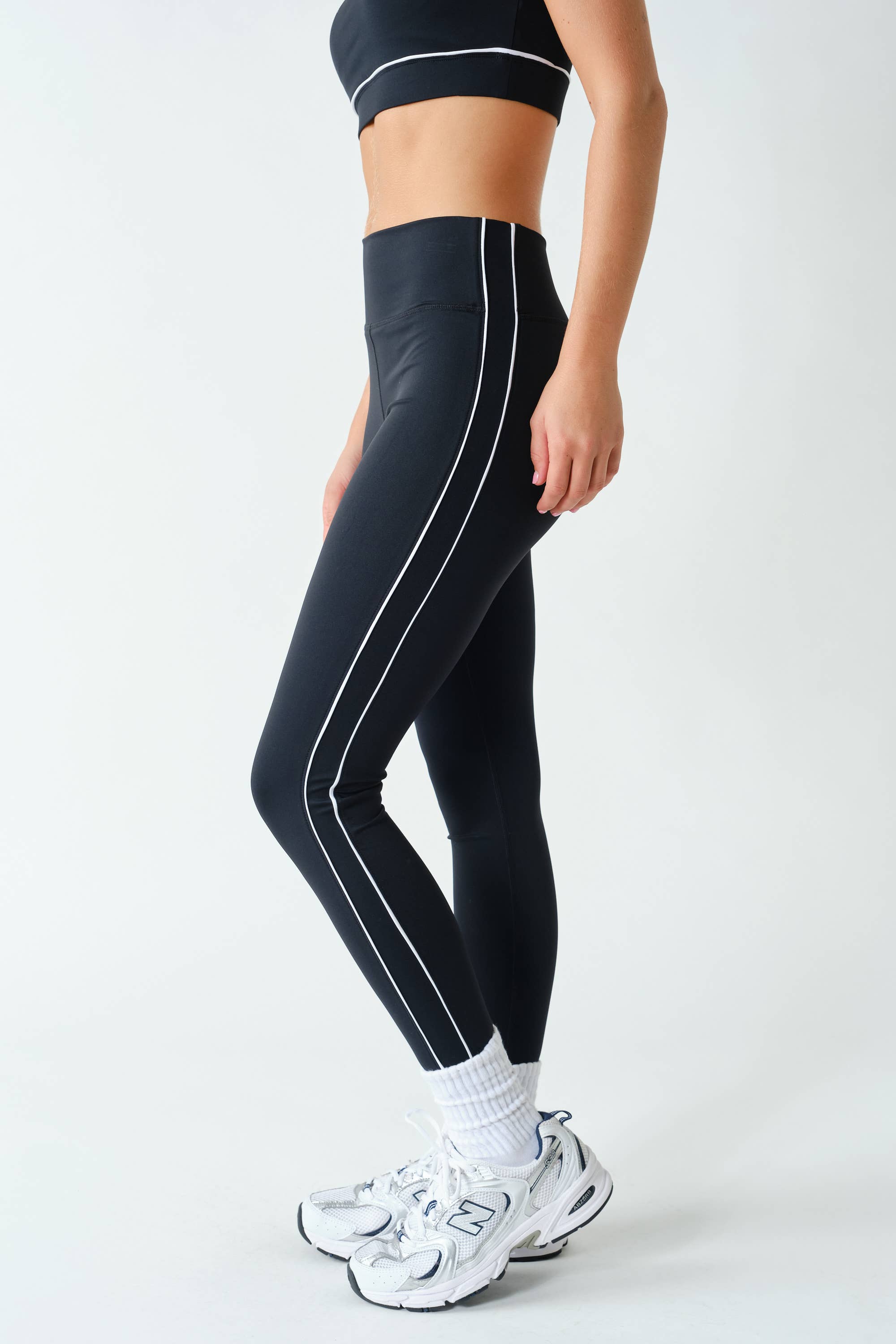 Piper Align Contrast Leggings with Piping